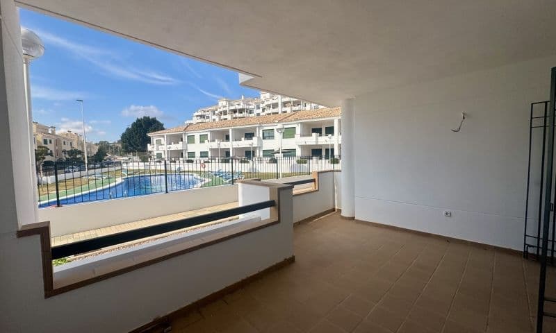 Ground Floor Apartment Facing Pool on Golf CourseDiscover this beautiful 2 bedroom, 2 bathroom apartment located in Lomas de Campoamor, where comfort meets beauty. Enjoy your own terrace with direct views of the pool, perfect for relaxing and enjoying the sun.Its enviable location puts you just a stone's throw from the best restaurants and the stunning beaches of Cabo Roig, Campoamor and La Zenia. Plus, you'll be very close to the popular Zenia Boulevard shopping centre, where you can find everything you need.This apartment is the ideal home to experience the authentic Mediterranean lifestyle!