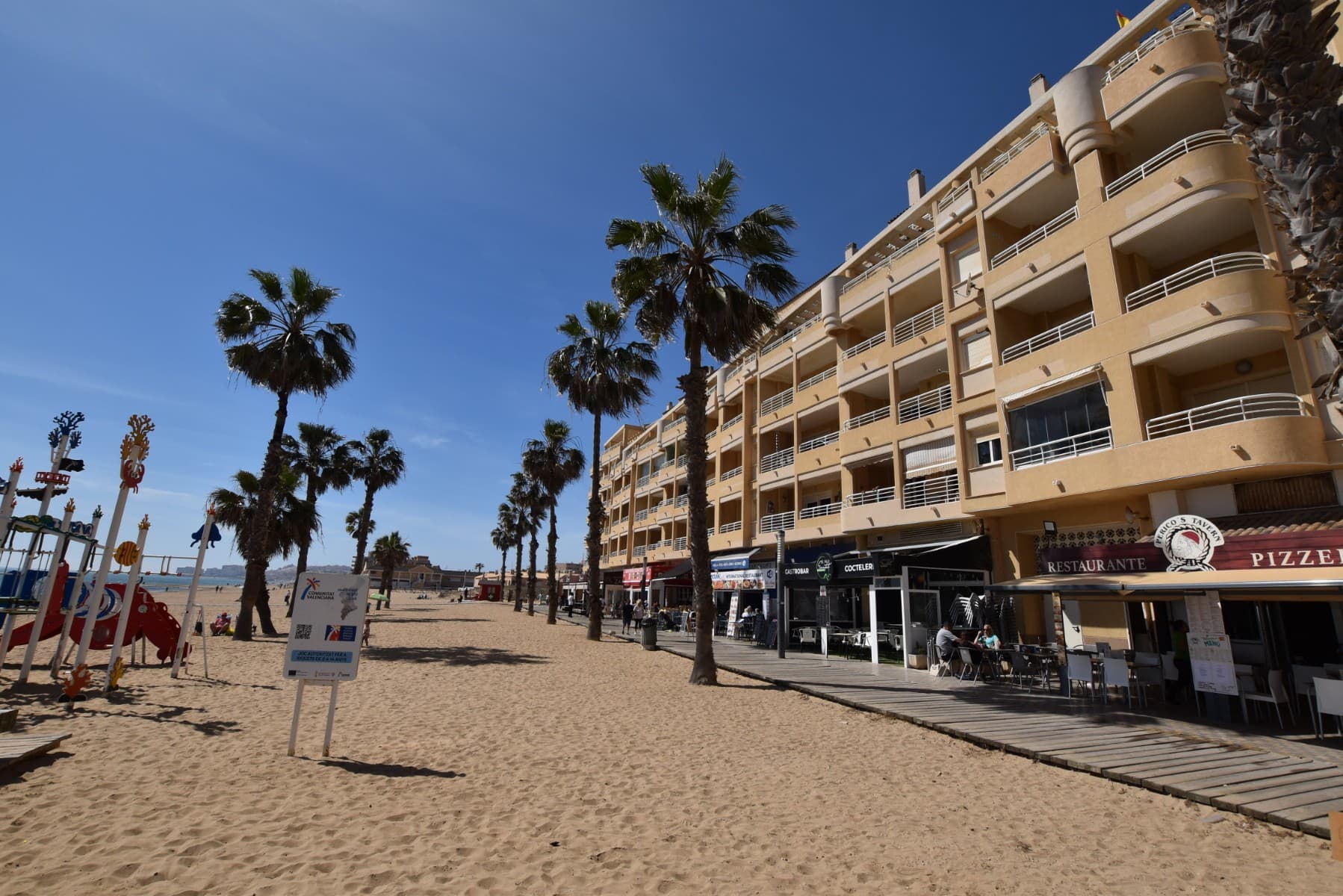 Frontline Beach Apartment in La Mata – Spectacular Sea Views & Large Terrace



Discover your perfect coastal retreat in La Mata with this frontline beach apartment offering breathtaking sea views and direct access to the sand. Ideal for holidays or year-round living, this property combines relaxation, location, and charm.



With 98 m² of well-designed living space, the apartment features 3 spacious and bright bedrooms, a fully equipped bathroom in excellent condition, and a generous terrace — perfect for enjoying the Mediterranean sun and outdoor dining with panoramic views.



Sold fully furnished and ready to move in, the apartment is located in a well-maintained building with elevator access. An optional private garage space is also available for purchase.



Don’t miss this exceptional opportunity to own a prime property by the sea in one of the most sought-after areas of the Costa Blanca.