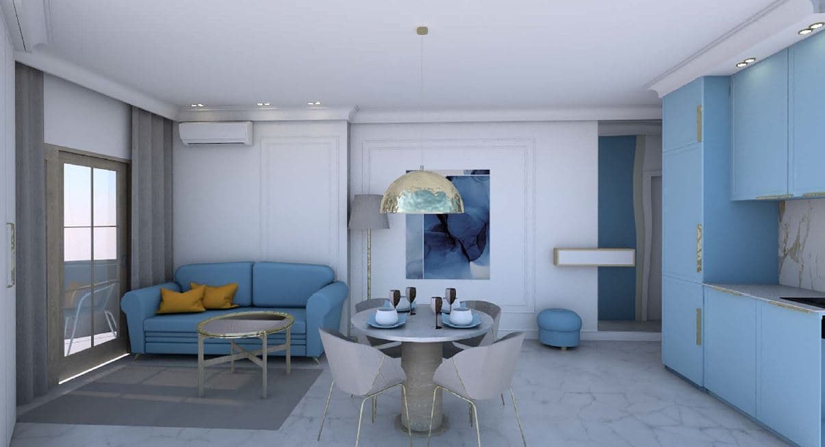 Modern one-bedroom apartment with designer renovation in Torrevieja. The 36 m² apartment is sold fully furnished and equipped with household appliances. Walking distance to the central beach and promenade; 600 m to the hospital, schools, and restaurants; Excellent transport connections.The apartment has undergone a full, high-quality renovation. Underfloor heating throughout the apartment; Fully equipped bathrooms; Air conditioning; Electronic locks and video surveillance; Elevator with street-level access.Online reservation is available, as well as mortgage financing from the bank at 4–6% per annum.