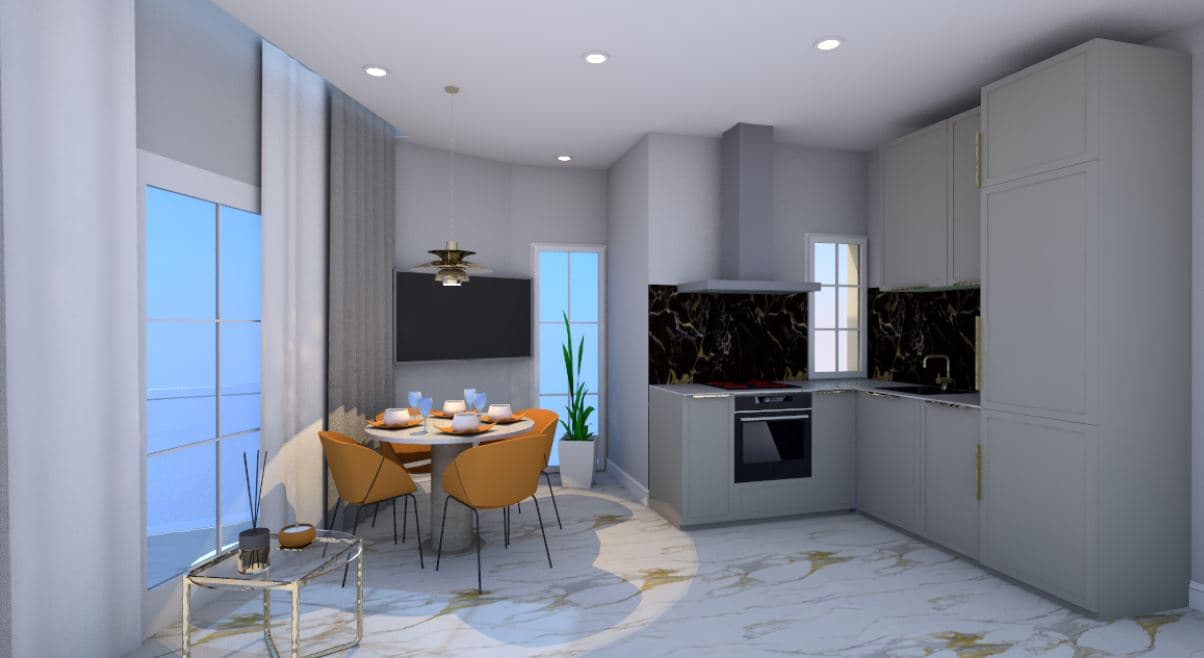 Modern one-bedroom apartment with designer renovation in Torrevieja. The 45 m² apartment is sold fully furnished and equipped with household appliances. Walking distance to the central beach and promenade; 600 m to the hospital, schools, and restaurants; Excellent transport connections.The apartment has undergone a complete renovation. Underfloor heating throughout the apartment; Bathrooms fully equipped with everything you need; Air conditioning; Electronic locks and video surveillance; Elevator with street-level access.Online reservation is available, as well as mortgage financing from the bank at 4–6% per annum.