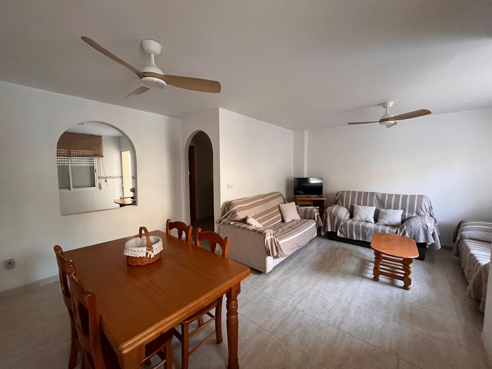 This elegant semi-detached house located in Dehesa de Campoamor stands out for its excellent location, just 400 metres from the beach, allowing you to enjoy the attractive coastal environment and an incomparable Mediterranean lifestyle every day. Its proximity to the sea makes it an ideal choice for both a permanent residence and a holiday home, offering comfort and privileged access to one of the most sought-after areas of the coast. The property has three bedrooms, functionally distributed to ensure privacy and comfort for all members of the household. This layout facilitates both family life and entertaining guests, offering spacious and well-utilised areas. In addition, it has two bathrooms, one located on the upper floor and the other completely private, which increases everyday comfort and improves the organisation of the home. One of the great attractions of this property is its terrace, a perfect space to enjoy the mild climate of the area, sunbathe, share moments with the family or relax outdoors. Its south-facing orientation guarantees constant light throughout most of the day, creating a warm, pleasant and energy-efficient environment. The separate kitchen offers a practical and well-distributed space, designed to facilitate daily tasks and keep the home tidy. This separation from the living room and other common areas allows for greater functionality and better space management. The included parking adds additional value to the property, providing convenience and security, especially in a coastal environment where parking availability can be limited at certain times of the year. Overall, this semi-detached house in Dehesa de Campoamor offers a perfect combination of location, comfort and quality of life. Its proximity to the beach, the balanced layout of its rooms, its sunny terrace and the inclusion of a parking space make this property an ideal opportunity for those looking for a cosy, functional home in a privileged Mediterranean setting.