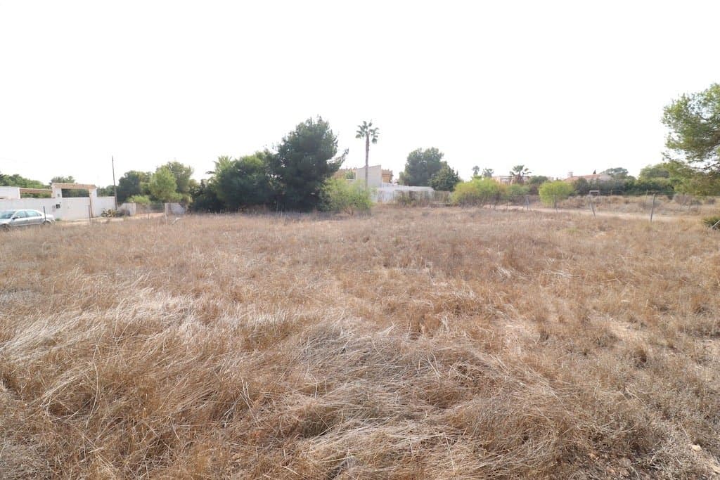 Orihuela Costa, Castillo de D. Juan, urban land subject to the development of the urban plan (approved by the city council). The plot has 1,642 m2, completely fenced and facing two streets.