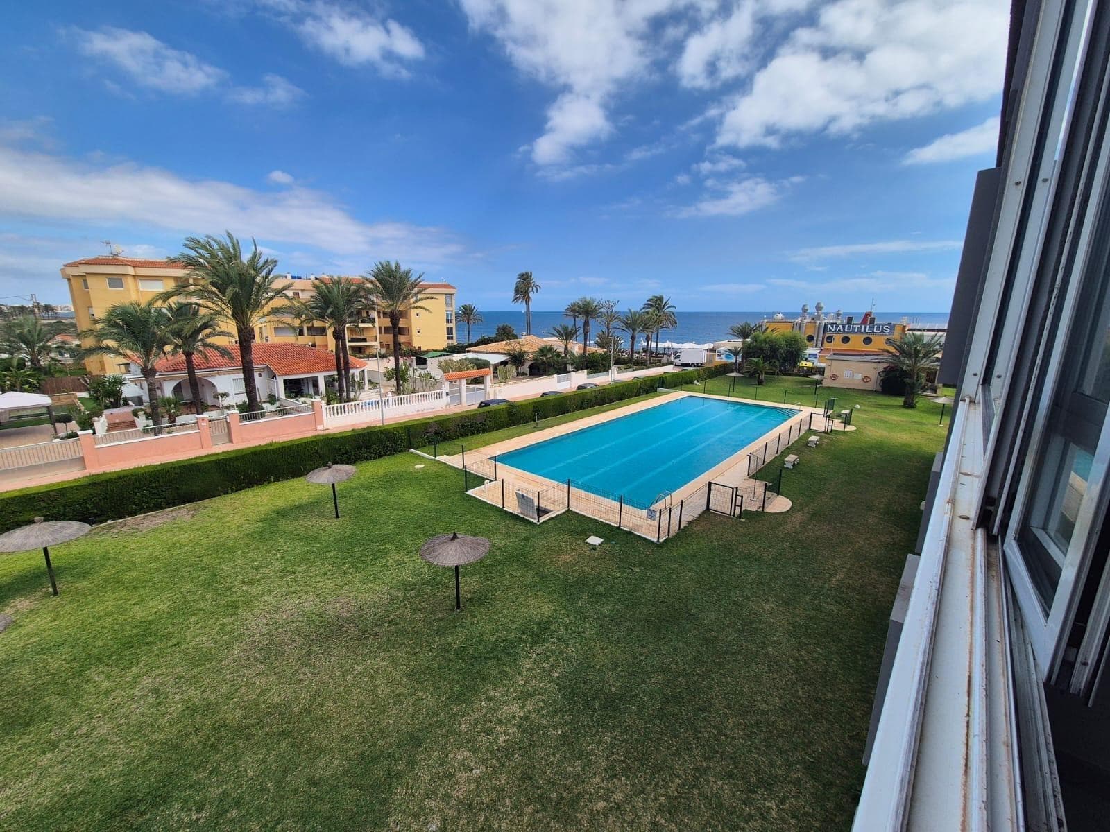 Introducing this spectacular renovated apartment in the coveted area of ​​Punta Prima, Torrevieja. With an unbeatable location just 100 meters from the sea, this property offers the perfect balance between convenience and coastal lifestyle. The property features two bright double bedrooms and two fully equipped bathrooms that guarantee privacy and comfort for its residents. Enjoy pleasant moments in the spacious outdoor living room or relax by the communal pool surrounded by well-kept gardens. The price includes a closed garage, ideal for protecting your vehicle, as well as an additional storage room where you can easily store your belongings. The east-facing location provides natural light throughout the day and unobstructed views that further enhance the daily experience. The development is equipped with various nearby amenities, including buses, shopping centers, and schools, making this location an excellent option for both permanent residence and unforgettable vacations by the sea. Contact us for more information