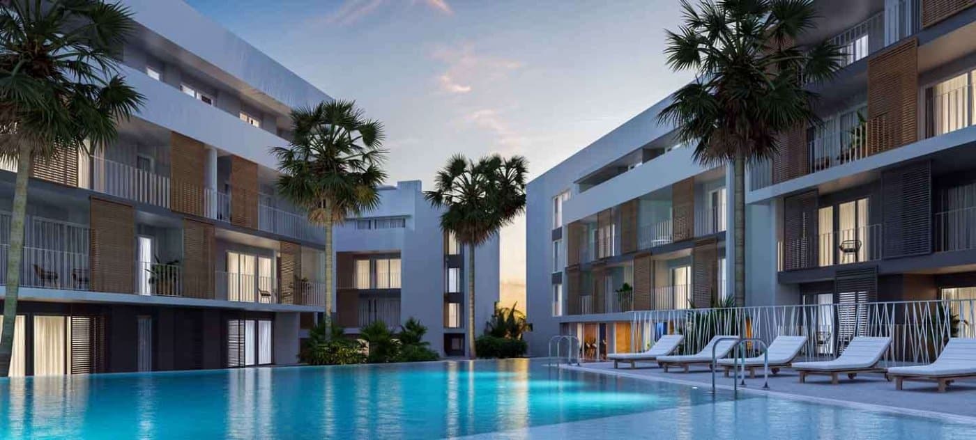 NEW RESIDENTIAL IN JAVEA 5 MINUTES FROM THE BEACH, THE PORT AND THE CENTER !!!

 New residential a few minutes from the beach that consists of 58 homes with 2, 3 and 4 bedrooms distributed on the ground floor with a garden, apartments with terraces on intermediate floors, penthouses and duplexes with large terraces. In addition, all homes will have a garage and storage room. The residential complex will have a swimming pool and a social club.

 You can configure different aspects in the distribution, finishes and extra options of your home. Adapt your new home to your tastes and preferences and create the environment you have always wanted.

 With interiors cared for in detail, the exterior of the house could not be less. Perfectly combining avant-garde trends and the timeless elegance of the most classic constructions, the beautiful aesthetic of the building lies in its façade through textures and colors integrated into its surroundings.

 Enjoying your new home in a magnificent location, with everything you need at your fingertips: restaurants, pharmacies, supermarkets, health centers, and the Molins De La Plana, a green lung in Jávea. In addition, in the vicinity of your new construction home you will find the Jávea bus station and the CV-734 road for easy access.