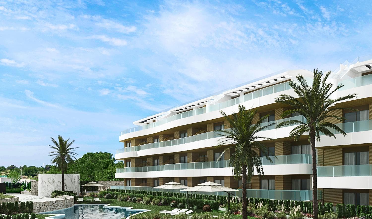 NEW BUILD RESIDENTIAL AT PLAYA FLAMENCA!!!&#13;&#13; From a well established developer we are proud to offer this just released new residential just 500 m away from sea at popular Playa Flamenca (Orihuela Costa).&#13;&#13; Residential with nice comunal pools, jacuzzis and nice common gardens. All services like supermarkets, bars and restaurants, etc are within walking distance in a very central spot at Orihuela Costa.&#13;&#13; Wide variety of types to choose from: studios, 1, 2 or 3 bedroom apartments. Low floors with private gardens or top floors with private solariums. All houses come with a parking space and a storage room included in the price.&#13;&#13; Zenia Boulevard shopping center 1km away and several golf courses like Villamartin, Campoamor within 5 km from this residential will make an ideal location for your holidays or your permanent living.&#13;&#13;