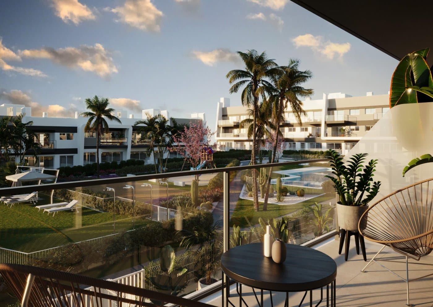 NEW BUILD APARTMENTS IN GRAN ALACANT&#13;&#13; New Build development of120 apartments in Gran Alacant.&#13;&#13; Residential complex located very close to the natural park of Clot de Galvany, and a short distance from the beaches of Carabassí.&#13;&#13; Apartments with 2 and 3 bedrooms, 2 bathrooms have a carefully designed distribution and enjoy beautiful views of the communal areas, the natural environment or the sea, and the pool and private gardens at the development.&#13;&#13; These new apartments are built to a very high standard and form a lovely residential with pools, private underground parking, storeroom, garden areas, and a children’s play area.&#13;&#13; Gran Alacant in perfect located between the towns of El Altet and Santa Pola and the stunning sand dune beaches.&#13;&#13; Gran Alacant is a fast developing town located between Santa Pola and Alicante and consists of about 25 urbanisations, or individual areas, just 10 minutes drive south of Alicante Airport and has two of the Costa Blancas most beautiful beaches - the Carabassi.&#13;&#13; Gran Alacant is a tranquil place to live or spend your holidays with very little traffic and contains all you would need for a relaxing holiday.&#13;