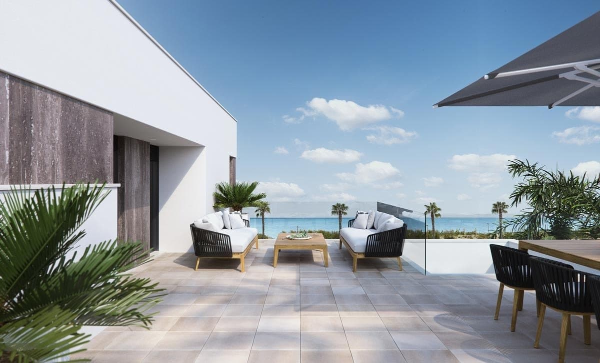 NEW BUILD VILLAS IN TORRE DE LA HORADADA&#13;&#13;Exclusive Residential of 2 luxury villas with sea views in “Las Higuericas” beach, Torre de la Horadada.&#13;&#13;Each villa has independent access from the surrounding streets, as there is no adjacent building.&#13;Low traffic streets with large green areas around the residential, these aspects are ideal for young family members.&#13;The villas feature a plot of 336m² or 338m², and a built area of 211m².&#13;&#13;The villas are built with three bedrooms; however it is also possible to build them with 4 bedrooms. One of the bedrooms is done with a completed bathroom. The kitchen is fully finished, with high quality materials chosen by the owner, including the appliances. Following an open concept, the dining room is surrounded with large windows, providing a source of pleasant day light, with direct access to the swimming pool and finished gardens with illumination, irrigation and local vegetation.&#13;&#13;Thanks to its design and interior distribution, a microclimate that extends to each living space is achieved in all villas. Furthermore, with the thermal and acoustic insulation, a harmonic and comfortable ambient is obtained. All this translates to the villa being sustainable and respectful with the environment.&#13;&#13;Selected finishes, using premium quality materials, customized luxury design and maximum comfort paired with hot and cold conduct air conditioning included in all areas, means the enjoyment of the villa is achieved in warm summers and also in soft winters, being possible to live here the whole year.&#13;&#13;Without forgetting a covered garage and parking with independent entrance for 2 cars.&#13;&#13;Torre de la Horadada is located south of Alicante in a beautiful location on the coast.&#13;&#13;The beautiful beaches of Torre de la Horadada and Mil Palmeras have fine sand beautiful promenade.&#13;&#13;There are lots of restaurants, bars and shops, also water sports, diving and snorkelling.&#13;&#13;It is well connected just 40 minutes from Alicante and Murcias Corvera airports, with large commercial shopping centres and multiple golf courses all within easy reach.&#13;