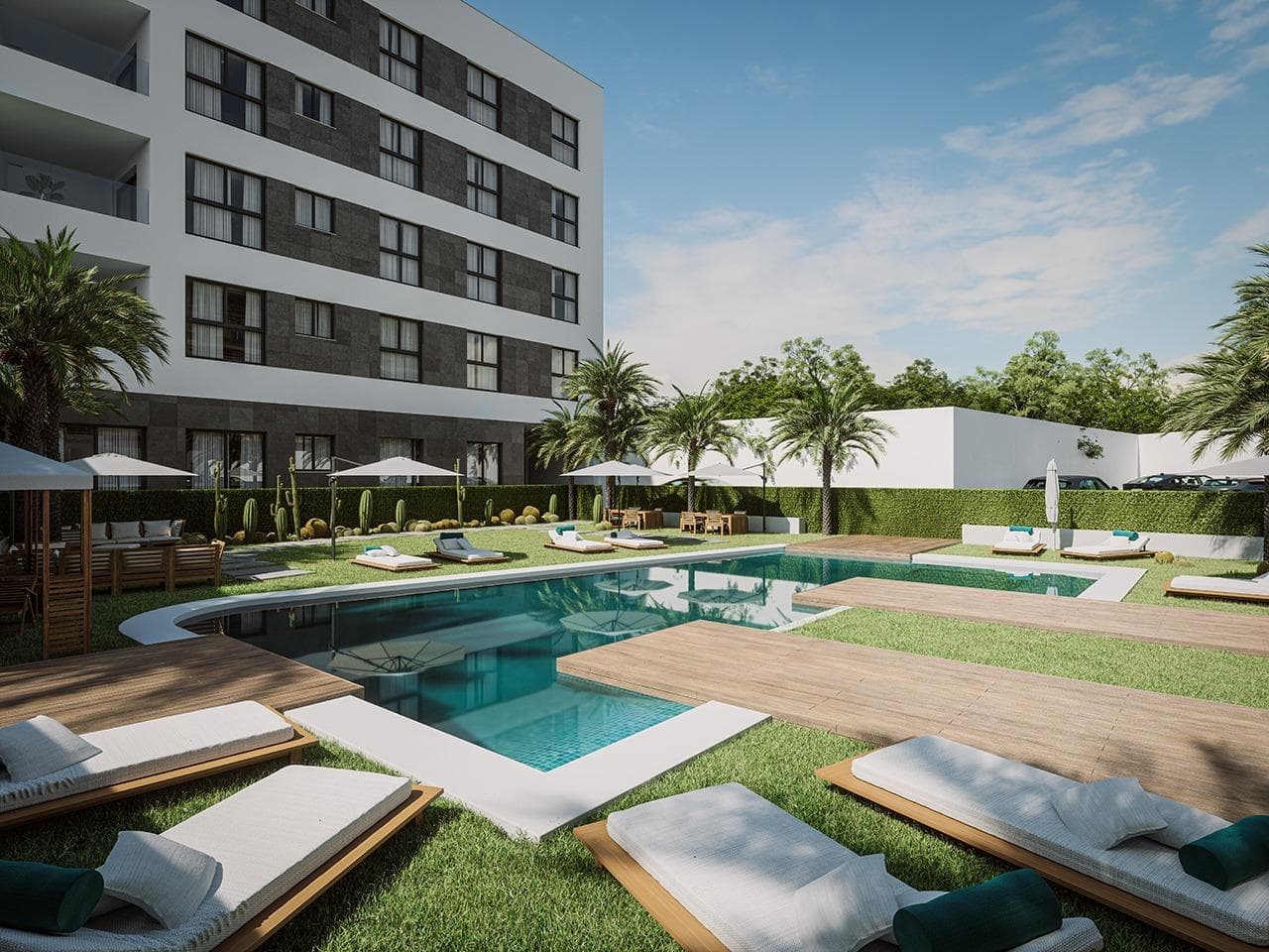 NEW BUILD RESIDENTIAL COMPLEX IN GUARDAMAR DEL SEGURA&#13;&#13;New Build residential complex located in the heart of Guardamar del Segura in a privileged location next to all services. &#13;&#13;Residential made up of a 2 and 3 bedrooms apartments and 3 bedrooms penthouses, all has an open plan kitchen with spacious living room, fitted wardrobes, terrace, storage rooms.&#13;&#13;A residential area with green areas and a community pool.&#13;&#13;An options parking spaces on the ground floor at an extra cost. &#13;&#13;Guardamar del Segura is a town located on the Costa Blanca South. With its 11 kilometers of natural beach and its large pine forest.&#13;&#13;Guardamar is a quiet town to live in, it has all the services throughout the year such as restaurants, bars, shops, banks, places for leisure, etc.&#13;&#13;Every Wednesday, in the central streets of the town, a market is organized where many people go to buy products such as food, clothing, furniture, animals, etc. It is a great claim and inhabitants of the surrounding town come to Guardamar every Wednesday to visit the market.&#13;&#13;Guardamar del Segura has a large port with activities throughout the year, it has a large sports centre with paddle tennis, tennis, soccer and a large heated swimming pool that works all year round. It also has a library where there is free wifi and computers.&#13;&#13;Guardamar del Segura is only 20km away from the Alicante - Elche (El Altet) airport, where there are many flights every day with connections to the main European cities, due to the demand for tourists on the Costa Blanca.&#13;