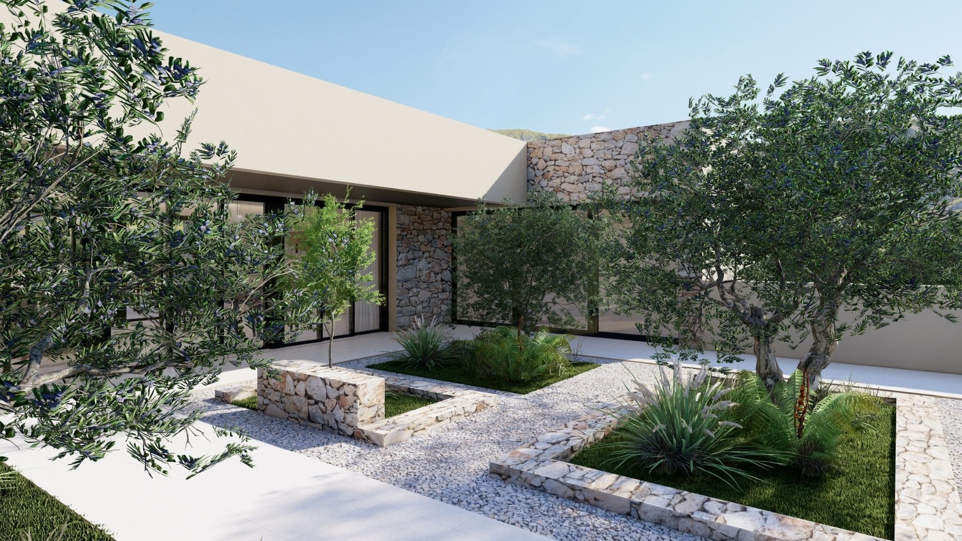 NEW BUILD VILLA IN YECLA, MURCIA&#13;&#13; New Build exclusive luxury villa located within a beautiful vineyard in Yecla, Murcia. &#13;&#13; The project offers modern farmhouse-style villas built on plots of 20,000 m2, with olive trees and a vineyard with a production of up to 10,000 kg of grapes, which makes it possible to produce your own wine. &#13;&#13; Different distribution models are offered, although it is also possible to make a totally personalized design. The standard models present a spacious house on one floor with 6 bedrooms, 5 bathrooms, open spaces full of life, where the "interior" and the "exterior" merge perfectly and natural light dominates. &#13;&#13; The day area has an open design, combining kitchen, dining room and living room in a large space with large windows that give access to the outdoor area with large terraces, the garden and the private pool. &#13;&#13; The interior patio in the centre of the house represents the perfect integration of the architecture with the natural environment.&#13; The entire house includes high quality materials in the style of a traditional Spanish farmhouse with a modern touch; highlighting a high thermal and acoustic insulation and energy efficiency A, noble and natural materials, such as wood and natural stone, in combination with stucco, concrete and glass for a perfect integration in the natural environment. &#13;&#13; In addition, it includes 2 parking spaces, a swimming pool and a customizable garden according to m2 and type of harvest.&#13;&#13; A house that adapts to everyone and is highly sustainable in terms of water use, energy consumption (solar panels) and thermal insulation, among other things.&#13;&#13; A unique location with a lot of privacy that allows you to be in direct contact with nature and enjoy a healthy and eco-sustainable lifestyle, but only 15 minutes by car from the centre of Yecla. &#13; One of the most important cities in the province of Murcia, which has all the necessary services for day to day life, as well as a wide cultural and gastronomic offer. It is the ideal environment for hikers, mountain bikers and other outdoor enthusiasts. The area is very well connected by road, being able to reach Murcia and Alicante in just over 1 hour.&#13;&#13; Yecla, one of the most exceptional destinations of the Region, is situated in the far North, or better said, in the far Northeast. This is a land of mountains, good wine, history, culture and legends. It is no wonder that Spanish writers such as Azorín or Pío Baroja were fascinated after getting to know it.&#13;