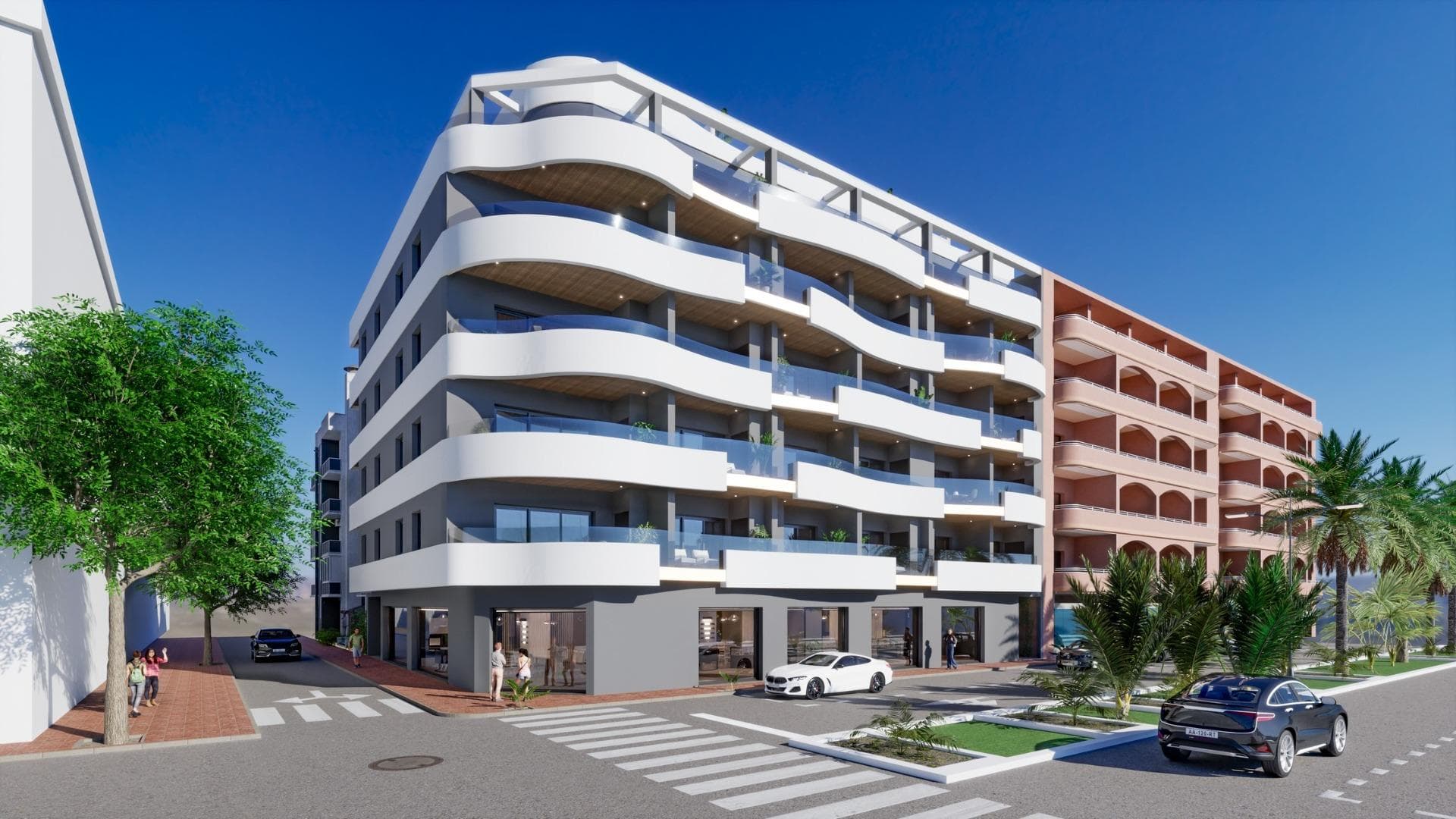 NEW BUILD PENTHOUSES IN TORREVIEJA&#13;&#13;New Build avant-garde design five-storey development in Torrevieja with 34 exclusive properties offers a variety of living options, from stylish apartments to penthouses with breathtaking panoramic views.&#13;&#13;Every corner of residential has been carefully planned to maximise space and natural light, creating bright and welcoming environments that invite well-being. &#13;&#13;Residential majestically located in the heart of Torrevieja, consolidating itself as a residential development full of elegance and modernity. Its strategic location ensures that residents will feel part of this amazing city with easy access to a variety of services and attractions.&#13;&#13;It is a unique opportunity to invest in a sophisticated lifestyle in the heart of Torrevieja!&#13;&#13;Its unrivalled location, avant-garde design and meticulous attention to detail ensure that this residential development is much more than a place to live: it is a home where dreams take shape and life is lived to the fullest.&#13;&#13;Torrevieja is a Spanish town in the province of Alicante, on the Costa Blanca.&#13;It is known for its typically Mediterranean climate and coastline. It has boardwalks with resorts along its sandy beaches.&#13;&#13;The small Museum of the Sea and Salt houses exhibitions on the fishing and salt history of the city.&#13;&#13;In the interior, the Lagunas de La Mata-Torrevieja Natural Park has trails and two salty lagoons, one pink and the other green.&#13;&#13;Alicante airport located 40 minutes away and Murcia airport about 1 hour away.&#13;