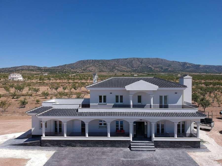 NEW BUILD VILLAS IN PINOSO&#13;&#13;You can choose Villas with traditional Spanish touches or super modern finishing, bright and clean. &#13;Different legal building plots available (rustic with minimum 10.000 m2), some walking distance to town, some totally private and our most popular ones are within 5-10 mins drive to a town. &#13;We have a plot for every taste, all with amazing views and all have mains water + electric included in the price and high speed internet available. &#13;From the biggest and best builder in the area and use top quality materials for a perfect finish. &#13;All houses include 2m stamped concrete terrace around the pool (colour and pattern to choose), 1m around the house, gated entrance, 3.000 m2 fencing, pre-installed ducted aircon, standard kitchen, security door, german tilt and turn windows (or sliding if prefered), built-in fireplace and chimney, pre-installation for tv and internet, gravel driveway plus a few meters around the house, septic tank. &#13;Bathrooms include a shower column, shower tray or bath, sink units (various colours to choose from) with sinks, taps and mirrors, plus a big selection of wall tiles. &#13;Wide selection of ceramic floor tiles, different colours, wood effect, etc. &#13;Kitchens include cabinets with standard doors and handles, as per plans provided, stainless steel sink and tap, pre-installation for oven, dishwasher, extractor. Various granite worktops to choose from included in the budget, other stone worktops available as extras. White goods not included. &#13;Marble staircase (cream, white, or grey) and railings included, plus railings for the front porch. &#13;Big fixed glass window on the staircase for extra light. &#13;Choice of tiles and steps design for swimming pool. Choice of the granite for the houses' exterior steps and window sils. &#13;You can customise the house to suit, most internal changes are free of charge, the houses can be extended and we can even build your own design. &#13;Upgrade to bigger pool, single or double garage, guest house, etc. at an extra cost.&#13;&#13;The beautiful and thriving town of Pinoso is approximately 45 minutes inland from Alicante and the white beaches of Costa Blanca and close to the Murcia, Alicante border&#13;&#13;It has a population of just under 8,000. Pinoso, also known as El Pinos is named after the pine trees that cover the areas mountain ranges. Pinoso provides a Spanish rural lifestyle, no traffic lights, hardly any traffic, practically the only jams are caused by the tractors taking the grapes to the Bodega. The fields are planted with vines, almonds and olives. In February the fields are filled with pink almond blossom.&#13;&#13;Pinoso has many bars, restaurants and shops, a new 24 hour medical centre, dentists, two primary schools and 1 secondary school, a theatre. There's an excellent Sports Centre with outdoor swimming pools, tennis courts, football pitches and gymnasium, library and many other facilities including a beautiful picnic area among the pines, complete with barbecues, seating areas and running water.&#13;
