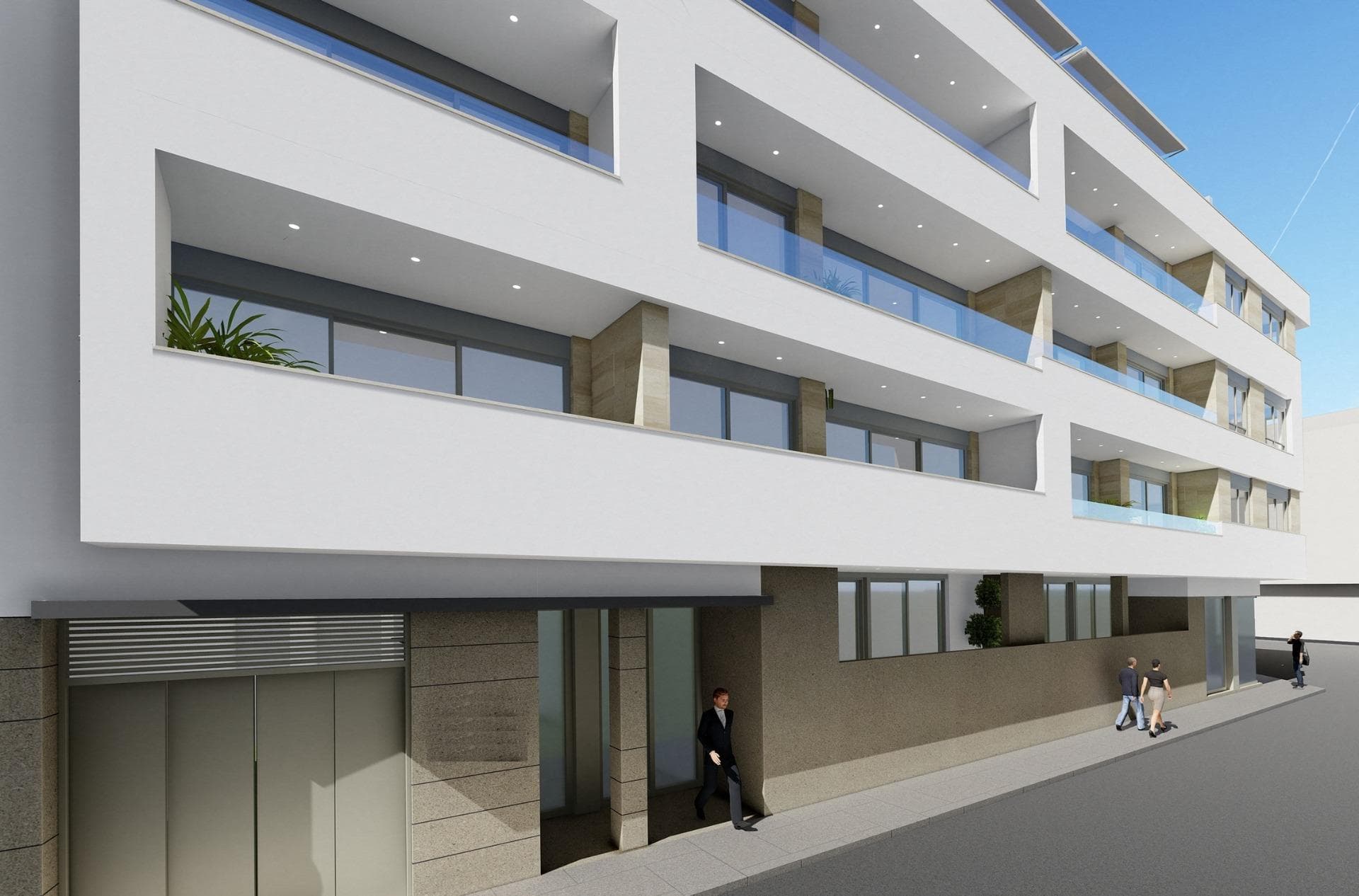 NEW BUILD RESIDENTIAL IN TORREVIEJA&#13;&#13;New Build residential just 5 minutes walk from Los Locos beach, in the centre of Torrevieja.&#13;&#13;This residential has 16 properties, with 1, 2 or 3 bedrooms and 1 and 2 bathrooms, all with terraces from 7m2 to 55m2, facing South or West, with community solarium, jacuzzi, chillaut area and sauna. &#13;An options underground parking space at an extra cost.&#13;&#13;Torrevieja is a Spanish town in the province of Alicante, on the Costa Blanca.&#13;It is known for its typically Mediterranean climate and coastline. It has boardwalks with resorts along its sandy beaches.&#13;&#13;The small Museum of the Sea and Salt houses exhibitions on the fishing and salt history of the city.&#13;&#13;In the interior, the Lagunas de La Mata-Torrevieja Natural Park has trails and two salty lagoons, one pink and the other green.&#13;&#13;Alicante airport located 40 minutes away and Murcia airport about 1 hour away.&#13;