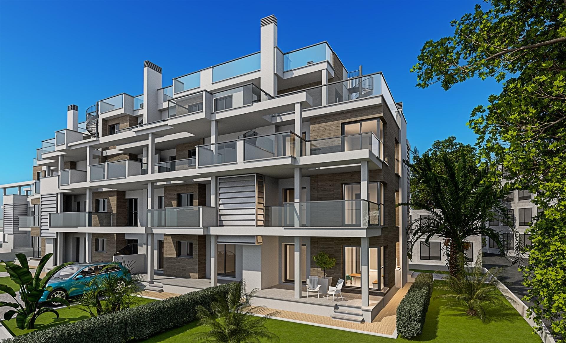 NEW BUILD RESIDENTIAL IN DENIA&#13;&#13;New Build residential will have 29 beautiful apartments with communal swimming pool. &#13;New build apartments with 2 or 3 bedrooms, 2 bathrooms, garden or solarium and parking area. &#13;&#13;They also will have laundry area, a pre-installation for air conditioning.&#13;In an unbeatable location, 2 Km to the town centre, and 100 m to the beach.&#13;&#13;Denia is a popular seaside resort located on the Costa Blanca close the City of Alicante and overlooked by the Montgo mountain range.&#13;&#13;The town has one of the most important ports and marinas in the region with a large fishing fleet and ferry connections to Ibiza and Majorca, the port and marina have made Denia quite a prosperous town over the past 40 years.&#13;&#13;With an average temperature of 20-C Denia is an ideal holiday or all year living destination, an attractive resort with a captivating old town, fine restaurants, and glorious beaches stretching for many kilometres.&#13;&#13;Denia located 1hour from Alicante and Valencias airports.&#13;