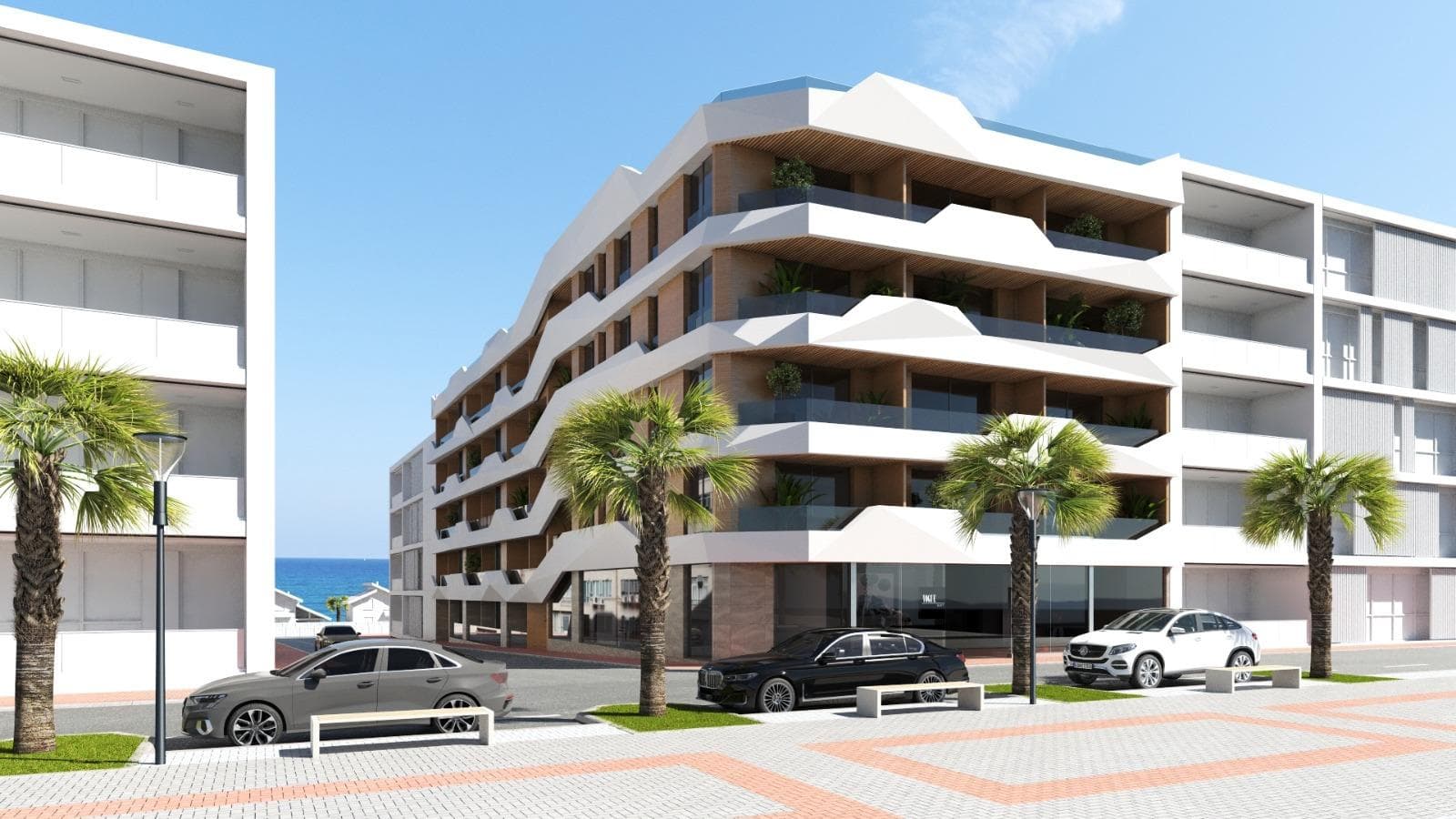 NEW BUILD RESIDENTIAL IN GUARDAMAR DEL SEGURA&#13;&#13;New Build residential of apartments and penthouses in Guardamar del Segura.&#13;&#13;This outstanding building is the perfect choice thanks to its proximity to the beach and a wide range of services. Its facilities will include a swimming pool and rooftop solarium, providing a space for residents to relax and enjoy.&#13;&#13;Modern properties with 2 and 3 bedrooms, 2 bathrooms, a bright living-dining room with integrated kitchen and a cosy terrace. &#13;&#13;All properties will be equipped with air conditioning and home automation, allowing residents to control and automate various aspects of the home, providing comfort and energy efficiency. The kitchen will feature high quality appliances, including oven, dishwasher, fridge-freezer, extractor hood and induction hob, ensuring a functional and modern space for cooking and enjoying meals with company.&#13;&#13;In addition, there is the option to purchase a parking space and storage room in the same building, providing greater convenience and storage space for residents.&#13;&#13;Residential is in a privileged location, close to the beach and surrounded by a wide variety of services and amenities, such as restaurants, shops, supermarkets and leisure areas. &#13;Guardamar del Segura, known for its beautiful fine sandy beaches and natural environment, offers a quiet and relaxed lifestyle, without renouncing the necessary facilities within easy reach.&#13;&#13;