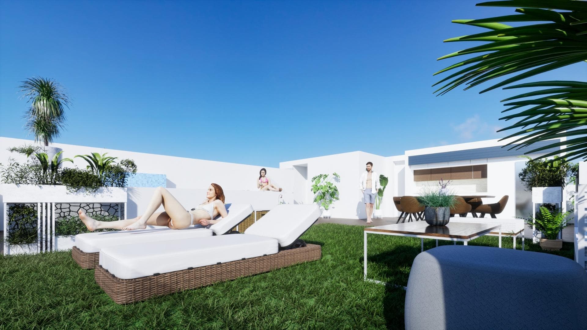 NEW BUILD BUILD RESIDENTIAL COMPLEX IN BENIJOFAR&#13;&#13;New Build residential complex in the quiet area of Benijofar.&#13;&#13;Residential made up of 35 apartments and penthouses with 2, 3 and 4 bedrooms and 2 bathrooms, open plan kitchen with the lounge area, fitted wardrobes, terraces.&#13;&#13;The penthouses also have a large private solarium where you can enjoy the beautiful summer sunsets.&#13;&#13;New Build residential complex has a large green area with a swimming pool.&#13;An options underground parking space and storage at an extra cost.&#13;&#13;Benijofar it is a lovely village with a charming church and all services such as supermarkets, pharmacies, banks, restaurants and natural park located very close to the villas.&#13;&#13;There are several golf courses close by as well as water parks in nearby Rojales and Torrevieja.&#13;&#13;The best beaches of Guardamar are only 10 minutes away by car with more than 11 km of white sand dunes and crystal clear waters.&#13;Benijófar located a few minutes from the N-332 and AP-7.&#13;&#13;Just 30 minutes from Alicante airport, 10 minutes from the beaches of Guardamar and Torrevieja.&#13;