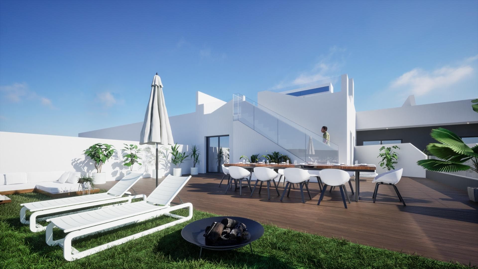NEW BUILD BUILD RESIDENTIAL COMPLEX IN BENIJOFAR&#13;&#13;New Build residential complex in the quiet area of Benijofar.&#13;&#13;Residential made up of 35 apartments and penthouses with 2, 3 and 4 bedrooms and 2 bathrooms, open plan kitchen with the lounge area, fitted wardrobes, terraces.&#13;&#13;The penthouses also have a large private solarium where you can enjoy the beautiful summer sunsets.&#13;&#13;New Build residential complex has a large green area with a swimming pool.&#13;An options underground parking space and storage at an extra cost.&#13;&#13;Benijofar it is a lovely village with a charming church and all services such as supermarkets, pharmacies, banks, restaurants and natural park located very close to the villas.&#13;&#13;There are several golf courses close by as well as water parks in nearby Rojales and Torrevieja.&#13;&#13;The best beaches of Guardamar are only 10 minutes away by car with more than 11 km of white sand dunes and crystal clear waters.&#13;Benijófar located a few minutes from the N-332 and AP-7.&#13;&#13;Just 30 minutes from Alicante airport, 10 minutes from the beaches of Guardamar and Torrevieja.&#13;