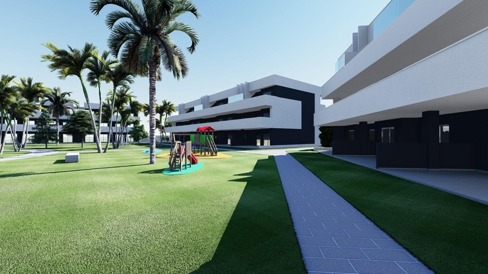 NEW BUILD RESIDENTIAL COMPLEX IN EL RASO&#13;&#13;New Build closed residential complex of touristic apartments in El Raso, Guardamar del Segura.&#13;&#13;This new residential complex will consist of 78 touristic apartments and penthouses distributed on the ground floor, first floor, and second floor + solarium. &#13;All properties will have a parking space and storage room in the basement, which will be accessible from the community stairs or from the elevator on each floor. &#13;&#13;The common areas will include a pool area, reception/meeting room, outdoor gym, pétanque area, mini-golf, and spa.&#13;&#13;DETAILS TO HIGHLIGHT IN OUR NEW DEVELOPMENT:&#13;RENTAL-ALLOWED HOUSING: These apartments offer something that no other can in this residential area. You can enjoy your home for 4 months a year for personal use, and the rest of the year it can be rented out, where you can obtain profitability without having to worry about anything, as a specialized rental company will manage everything for you.&#13;&#13;FULLY FURNISHED HOMES: all the homes in our new project will be fully furnished and ready to live in, with lighting, furniture, appliances, and fully finished bathrooms.&#13;&#13;VARIOUS TYPES OF HOUSING TO CHOOSE FROM: We offer various types of housing to choose from in different orientations. 2 bedrooms + 2 bathrooms and 3 bedrooms + 2 bathrooms types. All 3-bedroom homes will be corner units, making them even more exclusive for clients. Among these, we offer homes with South, East, and West orientations. All with terraces/porches facing the green area and Laguna de La Mata.&#13;&#13;UNBEATABLE VIEWS OF THE LAGUNA DE LA MATA: From all the first and second-floor homes in our new development, you can enjoy privileged views of the Laguna de La Mata. Being the last development adjacent to it, you will have a dreamlike panorama of this natural setting.&#13;&#13;PROXIMITY TO THE BEACH: Just 10 minutes by car or 15 minutes by bike, you can enjoy Moncayo Beach.&#13;&#13;CLOSE TO SHOPPING CENTERS AND URBAN AREAS: Located just 10 minutes by car from the Habaneras shopping centre, 9 minutes from the dining and entertainment area of Ciudad Quesada, or 8 minutes from the centre of Guardamar del Segura, making our development have an unbeatable location.&#13;GOLF COURSES: For lovers of this sport, it's worth mentioning that just 15 minutes by car, you can enjoy one of the best golf courses in Spain, located in the La Finca de Algorfa urbanization. Also, note the beautiful golf courses of La Marquesa and Vistabella, which are 10 and 20 minutes by car respectively.&#13;&#13;Complex located 30 minutes from Alicante airport and 1 hour Murcia - Corvera airport.&#13;
