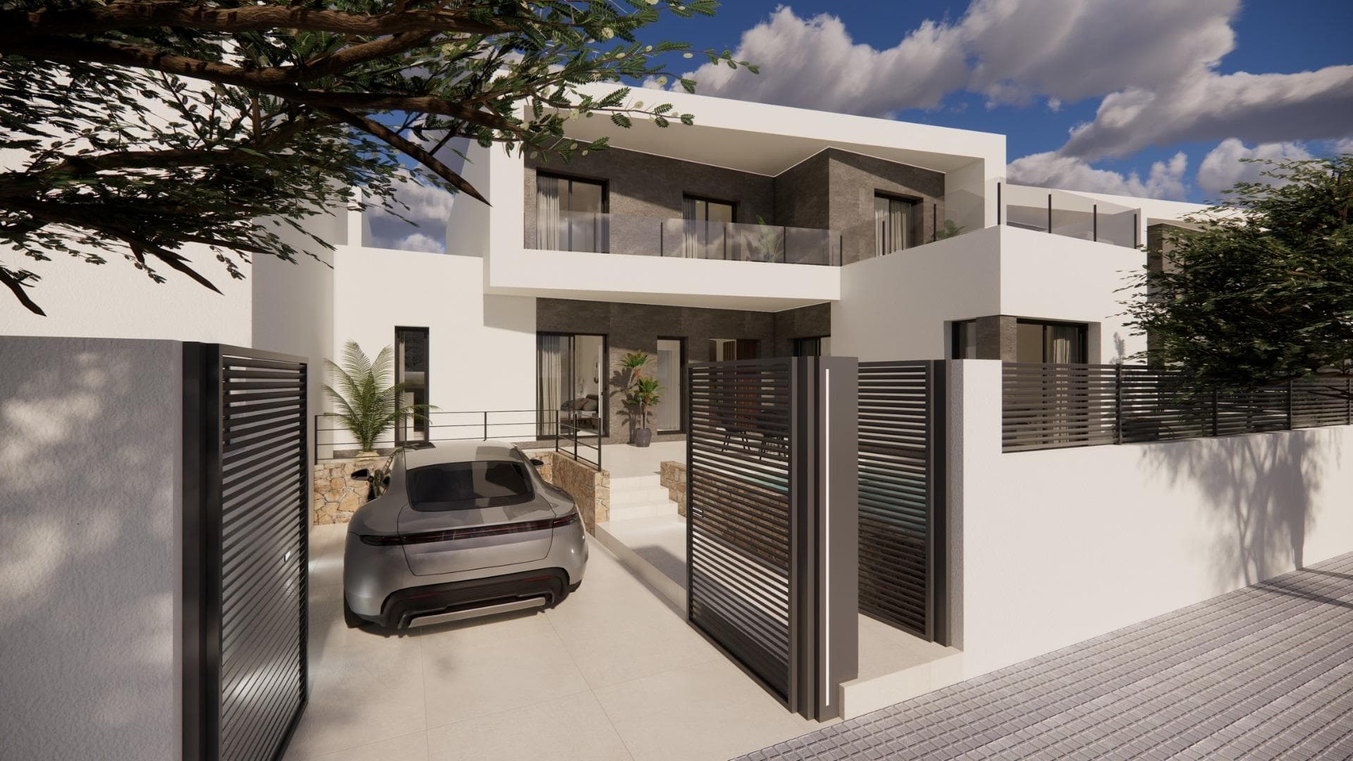 New Build Quads and Townhouses in Dolores&#13;&#13;This modern residential development in Dolores features newly built quads and townhouses. Designed with contemporary style and comfort in mind, each home is spread over two floors, offering 3 bedrooms and 3 bathrooms. The open-plan kitchen seamlessly connects with the living room, which leads directly to a private terrace and garden. Every home also comes with its own private pool and parking space.&#13;&#13;High-Quality Finishes and Modern Amenities&#13;&#13;These homes are constructed using high-quality materials and finishes. Exterior carpentry is made of aluminum with thermal break, and the bathrooms feature glass shower enclosures. LED lighting is installed throughout the property, ensuring energy efficiency and a modern ambiance. These features combine to create a comfortable, stylish living environment for you and your family.&#13;&#13;Prime Location Near Daily Services&#13;&#13;Located on the outskirts of the charming town of Dolores, these homes are just a short walk from essential day-to-day services, including shops, restaurants, and local amenities. Dolores is part of the Vega Baja del Segura region, in the southern part of Alicante province, known for its agricultural landscapes and relaxed pace of life.&#13;&#13;Close to Key Points of Interest&#13;&#13;La Marina Beach: 10 km&#13;Guardamar Beach: 10 km&#13;Alicante Airport: 30 km&#13;Murcia-Corvera Airport: 60 km&#13;Golf Courses: 15 km&#13;Shopping Centers: 12 km&#13;&#13;Perfect for Enjoying the Costa Blanca Lifestyle&#13;&#13;With the Mediterranean climate, beautiful beaches just a short drive away, and several golf courses nearby, this development offers the ideal balance of relaxation and leisure. Whether you're looking for a holiday home or a permanent residence, these new build homes in Dolores provide modern living in a serene, well-connected location.&#13;