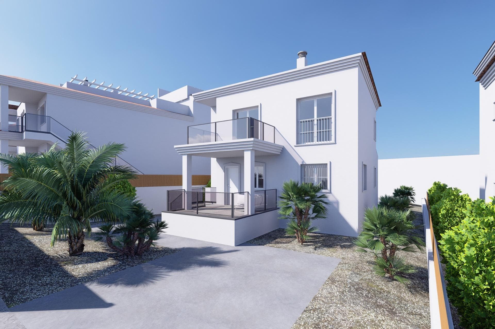 Discover Your Dream Home in Castalla: Villas and Apartments in a Serene Mountain Setting&#13;&#13;A Unique Real Estate Opportunity in Castalla, Alicante&#13;Welcome to Castalla Internacional urbanization, an exclusive residential community nestled in the stunning mountains of Alicante and 2km away from charming Castalla village. This newly regenerated development features 37 thoughtfully designed homes, including 26 luxurious villas and 11 stylish bungalows. Whether you’re looking for a cozy apartment or a spacious villa with a private plot, this community offers homes tailored to fit your lifestyle.&#13;&#13;Stylish and Functional Homes&#13;Choose from a variety of options:&#13;&#13;Bungalows: Lower-level units with private gardens or upper-level units with solariums, each featuring 2 bedrooms, 2 bathrooms, and split air conditioning in the living room.&#13;Villas: Three distinct models are available, offering 3 to 4 bedrooms, private plots with the option to add a swimming pool, and ample parking. These homes include ducted air conditioning on the ground floor and spacious solariums for private relaxation.&#13;&#13;Each property is crafted with modern, functional designs, featuring:&#13;Fully equipped kitchens with contemporary cabinetry.&#13;Aluminum windows with double glazing for energy efficiency.&#13;Bathrooms outfitted with sleek fixtures and mirrors.&#13;Secure access with reinforced front doors.&#13;&#13;A Commitment to Sustainability and Urban Renewal&#13;This project is led by a developer dedicated to revitalizing incomplete or abandoned buildings from the financial crisis, transforming them into affordable, high-quality homes. By prioritizing urban regeneration over consuming new land, the development promotes sustainable living while enriching the local area.&#13;&#13;Prime Location with Excellent Connectivity&#13;Castalla Internacional combines the tranquility of mountain living with the convenience of urban accessibility.&#13;&#13;Castalla Town Center: Just 2km away, offering charming local shops and restaurants.&#13;Alicante-Elche Airport: Only 30 km, approximately 30 minutes by car.&#13;Alicante Beaches: 35 km, providing easy access to the Mediterranean coastline.&#13;Shopping Centers: Less than 25 km to major retail hubs.&#13;Nearby Golf Courses: Several options within 30 km.&#13;&#13;Community Features for a Relaxed Lifestyle&#13;The development includes a beautifully landscaped communal area with a swimming pool, perfect for enjoying sunny days with family and friends.&#13;&#13;Don’t miss your chance to own a piece of this idyllic mountain retreat. Contact us today to schedule a visit and find your perfect home in Castalla!&#13;