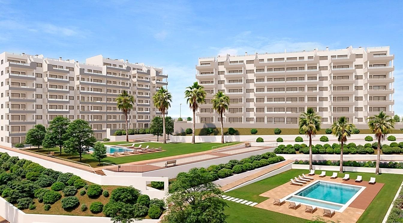 New Residential Development in San Miguel de Salinas&#13;&#13;Exclusive Apartments in a Unique Natural Environment&#13;Discover this new development in San Miguel de Salinas, an exclusive residential complex made up of 5 blocks of flats with spacious communal areas, designed to offer comfort and quality of life.&#13;&#13;This gated complex has a spectacular communal garden of almost 10,000 m², distributed over three levels and integrated with three communal swimming pools, surrounded by natural lawns and a carefully selected range of trees and plants.&#13;&#13;The homes have been designed to take advantage of natural light and unobstructed views, offering an ideal option both as a second home and for year-round living.&#13;&#13;Types of homes available&#13;In this exclusive residential complex, you can choose between:&#13;&#13;Ground floors with large private gardens.&#13;Intermediate floors with terraces of more than 20 m².&#13;Penthouses with terraces and private rooftop solarium.&#13;Currently available is Block 1, comprising 42 homes with excellent value for money.&#13;&#13;First Class Quality and Equipment&#13;All homes come fully equipped, including:&#13;&#13;Electrical appliances included in the kitchen.&#13;Fully equipped bathrooms, with furniture, screens and LED lighting system.&#13;Complete installation of ducted air conditioning.&#13;Parking space and storage room included in the price.&#13;We also have show flats in another similar project, so that you can see the quality of the finishes before delivery.&#13;&#13;Strategic Location on the Costa Blanca&#13;San Miguel de Salinas is a charming town in the Vega Baja del Segura region, just a few minutes from the best beaches and golf courses on the Costa Blanca. Surrounded by a privileged natural environment, the municipality offers a peaceful atmosphere and all essential services such as supermarkets, restaurants, health centres and schools.&#13;&#13;Distances to the Main Points of Interest&#13;Las Colinas and Campoamor Golf Courses - 7 km.&#13;Beaches of Orihuela Costa and Torrevieja - 10 km.&#13;Zenia Boulevard Shopping Centre - 9 km.&#13;Alicante Airport - 50 km.&#13;Murcia-Corvera Airport - 55 km.&#13;&#13;Your New Home Awaits in San Miguel de Salinas&#13;Whether you are looking for an investment on the Costa Blanca or a home to enjoy all year round, this development offers a perfect combination of luxury, comfort and unbeatable location.&#13;&#13;Contact us today for more information and to arrange a viewing.&#13;