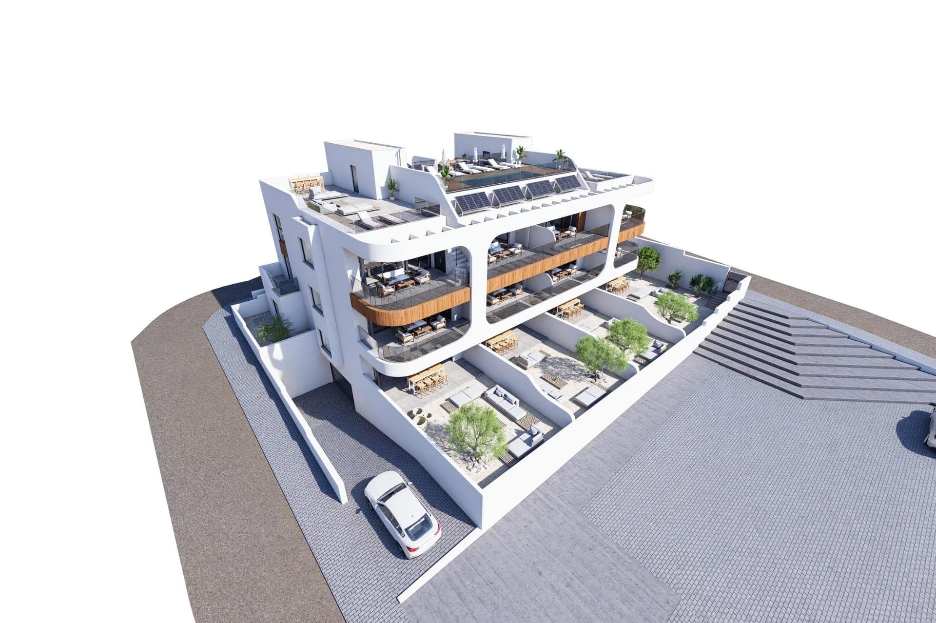 New Build Apartments in Benijófar - Design, Comfort and Privileged Location&#13;&#13;Exclusive Homes in a High Growth Area&#13;Located at the entrance of Benijófar, in one of the fastest developing areas of the Costa Blanca South, these flats combine contemporary architecture, high quality materials and a strategic location.&#13;&#13;This development is perfect both for those looking for a modern and functional home and for those who wish to make a secure investment in an area with great potential.&#13;&#13;Modern Design and Maximum Comfort&#13;Each flat has been designed to offer a spacious and bright environment, with first class finishes and an avant-garde style. The flats have:&#13;&#13;3 bedrooms and 2 bathrooms with high quality materials.&#13;Spacious living-dining room with an innovative layout.&#13;Open concept kitchen, fully equipped with wall and base units.&#13;Swivel TV cabinet and seating window, an exclusive space to enjoy the views.&#13;Access to the spectacular rooftop communal area with swimming pool and solarium, ideal for relaxing.&#13;In addition, each property includes:&#13;&#13;Pre-installation of air conditioning and ducted heating.&#13;Exterior carpentry with thermal break and double glazing.&#13;Domestic hot water production by means of aerothermal heating.&#13;Security entrance door for peace of mind.&#13;Parking space and storage room in basement, with lift access to the roof terrace.&#13;&#13;Benijófar: A Charming Village with All the Comforts&#13;Benijófar is a town with a perfect combination of tradition and modernity. Its church, local shops, supermarkets, pharmacies and restaurants create a cosy atmosphere all year round. In addition, nature lovers can enjoy its natural park, perfect for walking and exploring.&#13;&#13;Its strategic location allows easy access to:&#13;&#13;Guardamar del Segura beaches - 8 km.&#13;La Finca and La Marquesa Golf Courses - 6 km.&#13;Rojales and Torrevieja water parks - 4 km and 12 km.&#13;Zenia Boulevard Shopping Centre - 17 km.&#13;Alicante Airport - 35 km.&#13;&#13;Your New Home on the Costa Blanca Awaits&#13;Enjoy the luxury, comfort and excellent location of these modern flats in Benijófar. Don't miss this opportunity and contact us today to arrange a viewing and discover your future home on the Costa Blanca.&#13;