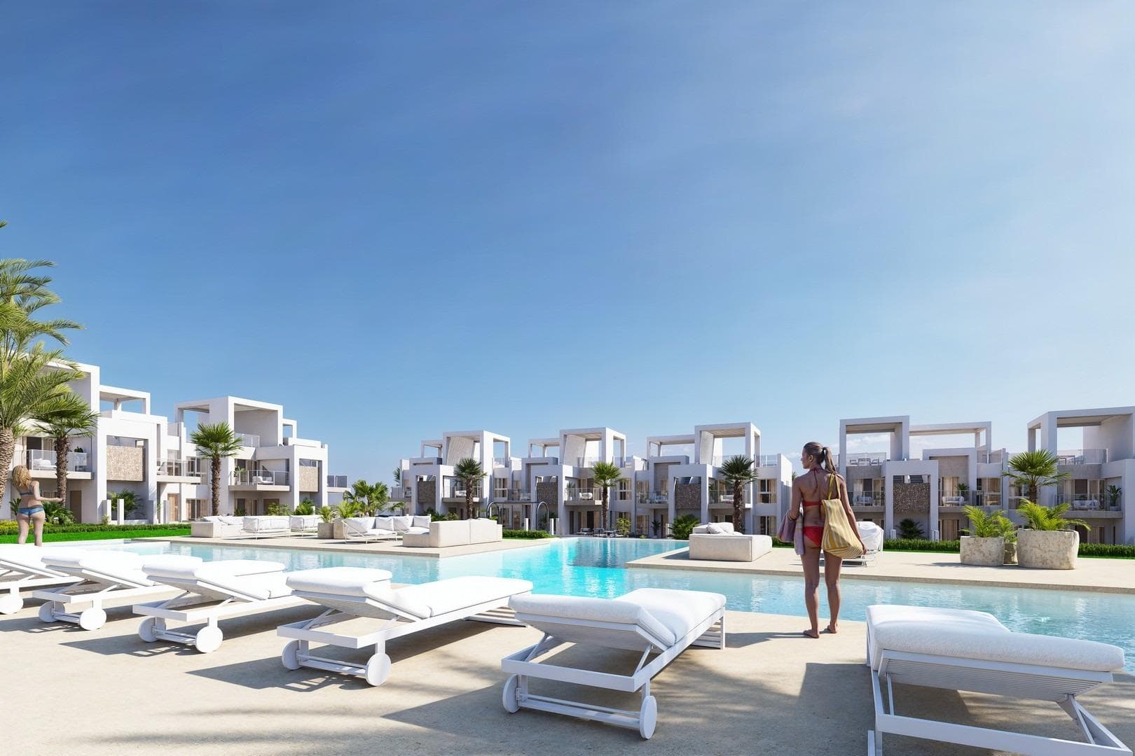 Exclusive New Build Properties in Lo Marabú, Ciudad Quesada&#13;&#13;Modern Design and Maximum Comfort in a Mediterranean Setting&#13;Discover this spectacular residential complex in Lo Marabú, Ciudad Quesada, comprising 80 2 and 3 bedroom homes with 2 bathrooms. Designed with a modern and efficient approach, these properties offer spacious terraces, cross ventilation and high quality finishes to maximise comfort and energy efficiency.&#13;&#13;The ground floor properties have private gardens, while the top floor properties have private solariums with pre-installation for a Jacuzzi and outdoor shower. In addition, the development has communal swimming pools surrounded by gardens, creating a perfect environment for relaxation and conviviality.&#13;&#13;High Quality Features for an Exclusive Lifestyle&#13;Each home has been designed to offer maximum comfort, with top quality materials and a contemporary design:&#13;&#13;Large sliding aluminium windows with thermal break.&#13;Motorised blinds for greater comfort.&#13;Climalit 4+4/14/4/4+4 glazing for thermal and acoustic insulation.&#13;Armoured front door with security lock.&#13;Fully fitted kitchens with electrical appliances included.&#13;Bathrooms with furniture, mirrors and shower screens.&#13;150L aerothermal system for hot water.&#13;Complete installation of ducted air conditioning (hot/cold).&#13;Lighting in all rooms already incorporated.&#13;Parking space included.&#13;&#13;Thanks to its double façade design, the homes offer natural cross ventilation, providing coolness in summer and reducing energy consumption in air conditioning.&#13;&#13;Privileged location in Ciudad Quesada&#13;Lo Marabú is an exclusive residential area within Ciudad Quesada (Rojales), surrounded by natural spaces and with all services within easy reach. The urbanization is very close to the salt lakes of La Mata and Torrevieja, an ideal environment to enjoy nature and improve your wellbeing.&#13;&#13;From your new home, you will have quick access to the main points of interest in the area:&#13;&#13;Guardamar del Segura and Torrevieja beaches - 10 km (15 minutes by car).&#13;Alicante-Elche Airport (ALC) - 38 km (35 minutes by car).&#13;Murcia-Corvera Airport (RMU) - 65 km (50 minutes drive).&#13;Prestigious golf courses - Less than 5 km.&#13;Shopping centres and restaurants - Just a few minutes away.&#13;Quick access to the AP-7 and N-332 highways, connecting to the whole of the Costa Blanca.&#13;&#13;A Perfect Home for Enjoying the Mediterranean&#13;With their combination of modern design, strategic location and exceptional natural surroundings, these homes in Lo Marabu are ideal for permanent residence, holiday home or investment property.&#13;&#13;Don't miss out on this unique opportunity. Contact us today for more information or to arrange a viewing of your future home in Ciudad Quesada.&#13;