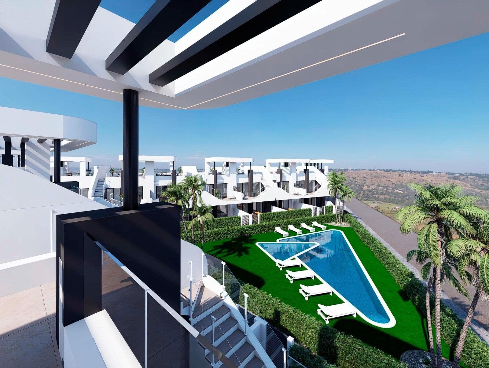 New Build Residential Complex in San Fulgencio&#13;&#13;Contemporary Apartments with Exceptional Features&#13;Discover this new residential development in San Fulgencio, offering 2 and 3-bedroom apartments designed for comfort, style, and convenience. The complex features:&#13;&#13;Ground-floor apartments with private gardens&#13;Penthouses with private solariums, pergolas, electrical outlets, and water points&#13;&#13;Each property includes a private parking space, and the development boasts a communal Mediterranean-style swimming pool with an 85 m² water sheet, surrounded by beautifully landscaped gardens.&#13;&#13;High-Quality Finishes and Modern Design&#13;These homes are built with premium materials and modern features to ensure energy efficiency and a high standard of living:&#13;&#13;Electric blinds in bedrooms&#13;Double-glazed exterior carpentry with thermal break technology&#13;Fully equipped bathrooms with vanity units, mirrors, and shower screens&#13;LED lighting throughout the property&#13;Pre-installed ducted air conditioning for climate control&#13;&#13;Prime Location Close to Beaches, Golf, and Amenities&#13;San Fulgencio is a charming Spanish town with a selection of restaurants, shops, and essential services within walking distance. Its strategic location offers quick access to some of the best attractions on the Costa Blanca:&#13;&#13;Alicante-Elche International Airport – 30 km (30 min)&#13;La Marina Beach – 7 km (10 min)&#13;Guardamar del Segura – 10 km (12 min)&#13;La Marquesa Golf Course (Ciudad Quesada) – 6 km (8 min)&#13;Torrevieja city center – 18 km (20 min)&#13;Shopping centers, restaurants, and leisure options – within a short drive&#13;&#13;The Ideal Home for Coastal Living&#13;This new development in San Fulgencio is perfect for those looking for a modern holiday home, an investment property, or a permanent residence on the Costa Blanca. With its excellent location near the beach, golf courses, and essential services, it offers a tranquil yet well-connected lifestyle.&#13;&#13;Don’t miss the opportunity to own a brand-new home in San Fulgencio. Contact us today for more details or to schedule a visit!&#13;