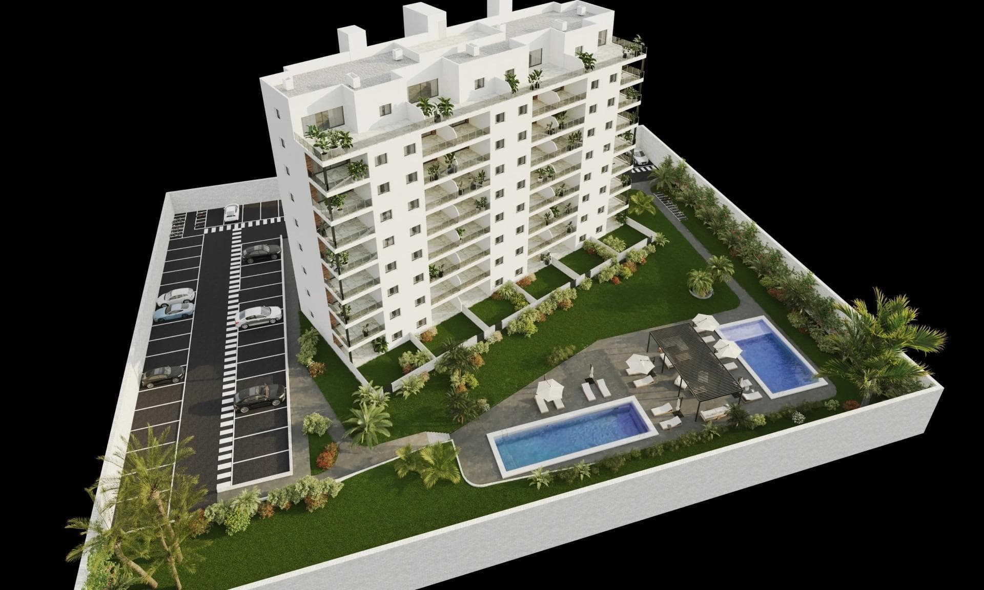 New Build Apartments in Cala Finestrat, Villajoyosa&#13;&#13;Modern Living by the Beach on the Costa Blanca&#13;Discover a stunning new residential development of 52 high-quality apartments located 1 km from Cala de Finestrat, nestled between Villajoyosa, Finestrat, and the vibrant city of Benidorm. Designed to combine comfort, style, and functionality, these homes offer an unbeatable location just a short walk from both the beach and shopping centers, making them ideal for year-round living, holiday escapes, or investment.&#13;&#13;Property Options to Suit Your Lifestyle&#13;&#13;Ground floor apartments with private gardens&#13;Middle floor apartments with large terraces&#13;Top floor units with impressive 46 m² sea-view terraces&#13;&#13;All apartments feature 2 bedrooms and 2 bathrooms, spacious interiors, and thoughtful design to enhance natural light and maximize living space.&#13;&#13;Exceptional Location with Excellent Amenities&#13;Cala de Finestrat is known for its golden sands, clear waters, and a peaceful atmosphere, all while being conveniently close to major towns and cities.&#13;Distances to key points of interest include:&#13;&#13;Cala de Finestrat beach – 1 km&#13;La Marina Shopping Centre – 400 m&#13;Restaurants, gyms, and services – 400 m&#13;Puig Campana Golf Course – 6 km&#13;Benidorm city center – 5 km&#13;Villajoyosa historic center – 6 km&#13;Alicante Airport – 55 km (approx. 40 minutes by car)&#13;&#13;Designed for Comfort and Enjoyment&#13;Residents enjoy premium amenities including:&#13;&#13;Two large communal swimming pools&#13;Green landscaped areas&#13;Outdoor fitness equipment&#13;Private covered terraces with sea views from the fourth floor and up&#13;&#13;Each unit is delivered with high-end finishes and energy-efficient systems:&#13;&#13;Fully equipped kitchen with appliances&#13;Fully fitted bathrooms&#13;Complete ducted air conditioning with thermostat&#13;Electric shutters in bedrooms&#13;Spot lighting in kitchen and bathrooms&#13;Private parking space&#13;&#13;Ideal for Living or Investment&#13;Thanks to its strategic location, modern features, and touristic appeal, this development offers excellent rental potential and a solid investment opportunity on the Costa Blanca.&#13;&#13;Contact us today to schedule a viewing or request more information about these exclusive new build apartments in Cala Finestrat. Your Mediterranean lifestyle starts here.&#13;