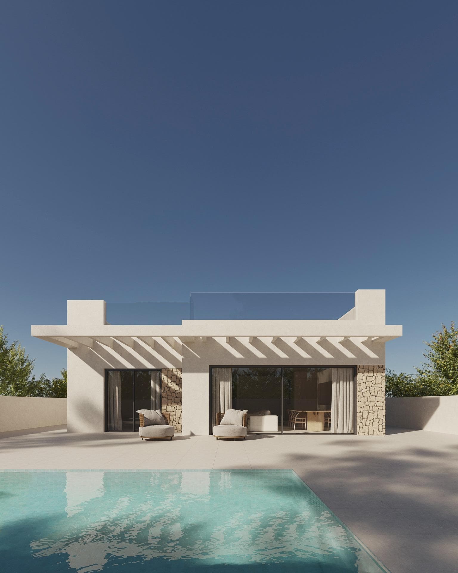Modern Luxury Villas for Sale in Polop de la Marina, Costa Blanca&#13;&#13;Contemporary Living Surrounded by Nature&#13;Discover a limited collection of 5 newly built luxury villas in the picturesque town of Polop de la Marina, located in the heart of the northern Costa Blanca. These elegant homes are thoughtfully designed to offer a blend of modern comfort, functional layouts, and breathtaking views of both the sea and surrounding mountains. Set in a peaceful residential area, the villas are perfect for families, retirees, or investors seeking a high-quality property in a privileged location.&#13;&#13;Stylish Design and High-End Features&#13;Each villa is built on a 432 m² private plot, offering a choice between single-level or two-level layouts, with the option to add a basement for additional space. All homes include:&#13;&#13;3 to 5 bedrooms with built-in wardrobes&#13;2-3 modern bathrooms with underfloor heating&#13;Open-plan living and dining area&#13;Fully furnished kitchen&#13;&#13;Optional extras allow full customization of your new home:&#13;&#13;Private swimming pool&#13;Automatic driveway gates&#13;Air conditioning system&#13;LED lighting package&#13;Solarium and landscaped garden&#13;Pool bar and outdoor chill-out area&#13;&#13;A Prime Location Between Sea and Mountains&#13;Polop de la Marina offers a unique setting between the iconic Sleeping Lion Peak and the Bay of Altea, providing residents with peaceful surroundings and excellent connectivity.&#13;&#13;Distances to main points of interest:&#13;&#13;Beaches of Benidorm and Albir – 10 km&#13;La Nucía sports complex – 4 km&#13;Altea old town and marina – 11 to 12 km&#13;Melia Villaitana Golf Course – 13 km&#13;Theme parks Terra Mitica and Aqualandia – 13 to 15 km&#13;Calpe and its beaches – 23 km&#13;Alicante city center – 38 km&#13;Alicante International Airport – 55 km (approx. 40 min drive)&#13;&#13;Mediterranean Lifestyle and Investment Potential&#13;These villas are not only perfect for permanent residence or vacation homes but also represent an excellent investment opportunity due to their location, design, and rental appeal. Enjoy access to nature trails, cycling routes, local markets, and a variety of gastronomic experiences all year round.&#13;&#13;Contact us today to book a visit or request more information. Make your dream of Mediterranean living a reality in Polop de la Marina.&#13;