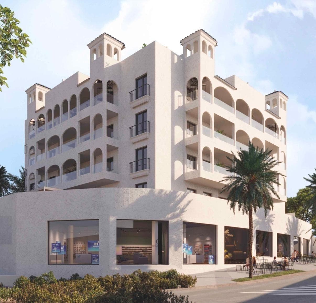 New Build Apartments in Bigastro Costa BlancaModern Residential Living in Vega Baja del SeguraThis new residential development is located in the heart of the Vega Baja del Segura region, in the charming town of Bigastro, Alicante. Known for its peaceful atmosphere and traditional surroundings, Bigastro offers an excellent balance between nature, comfort and proximity to the main coastal destinations of the Costa Blanca. Just minutes from Orihuela and within easy reach of Torrevieja and Guardamar del Segura, this location is ideal for those seeking tranquillity without giving up connectivity and services.Contemporary Apartments with Outdoor SpacesThe building consists of ground floor plus three levels and offers modern apartments with 2 bedrooms, 1 bathroom and 1 guest toilet, with enough space to add an additional shower. Each home has been designed to maximise space and natural light. Ground floor apartments feature large terraces or private gardens, middle floor properties offer spacious terraces, and penthouses enjoy private solariums, perfect for outdoor living all year round.Quality Finishes and Included FeaturesAll apartments are delivered with high quality specifications designed for comfort and efficiency. Features include full air conditioning installation by ducts, furnished kitchens equipped with appliances, electric shutters, and bathrooms fitted with furniture, mirrors and shower screens. An underground parking space is included with every home, and selected units also benefit from a private storage room.Communal Areas and Mediterranean LifestyleThe residential complex offers a well designed communal swimming pool and landscaped garden areas, creating a relaxing environment for residents. Surrounded by traditional farmland, gentle hills and walking trails, the area invites outdoor activities such as walking and cycling, supporting a healthy Mediterranean lifestyle in a safe and welcoming setting.Bigastro Location and Local ServicesBigastro is a cosy municipality in the south of Alicante with all essential services nearby, including supermarkets, schools, medical centres, sports facilities and a varied gastronomic offer. Despite its calm environment, the town enjoys excellent road connections via the AP 7 motorway, making travel along the Costa Blanca quick and easy.Distances to Key Points of InterestOrihuela city centre: 5 kmGuardamar del Segura beaches: 25 kmTorrevieja: 30 kmZenia Boulevard shopping centre: 30 kmAlicante Elche International Airport: 55 kmNearest golf courses: 20 kmAn Ideal Home or Investment OpportunityWhether you are looking for a permanent residence, a holiday home or a smart investment on the Costa Blanca, these new build apartments in Bigastro offer modern design, great value and an excellent location. Contact us today to receive more information or to arrange your viewing and secure your new home in the Vega Baja region.