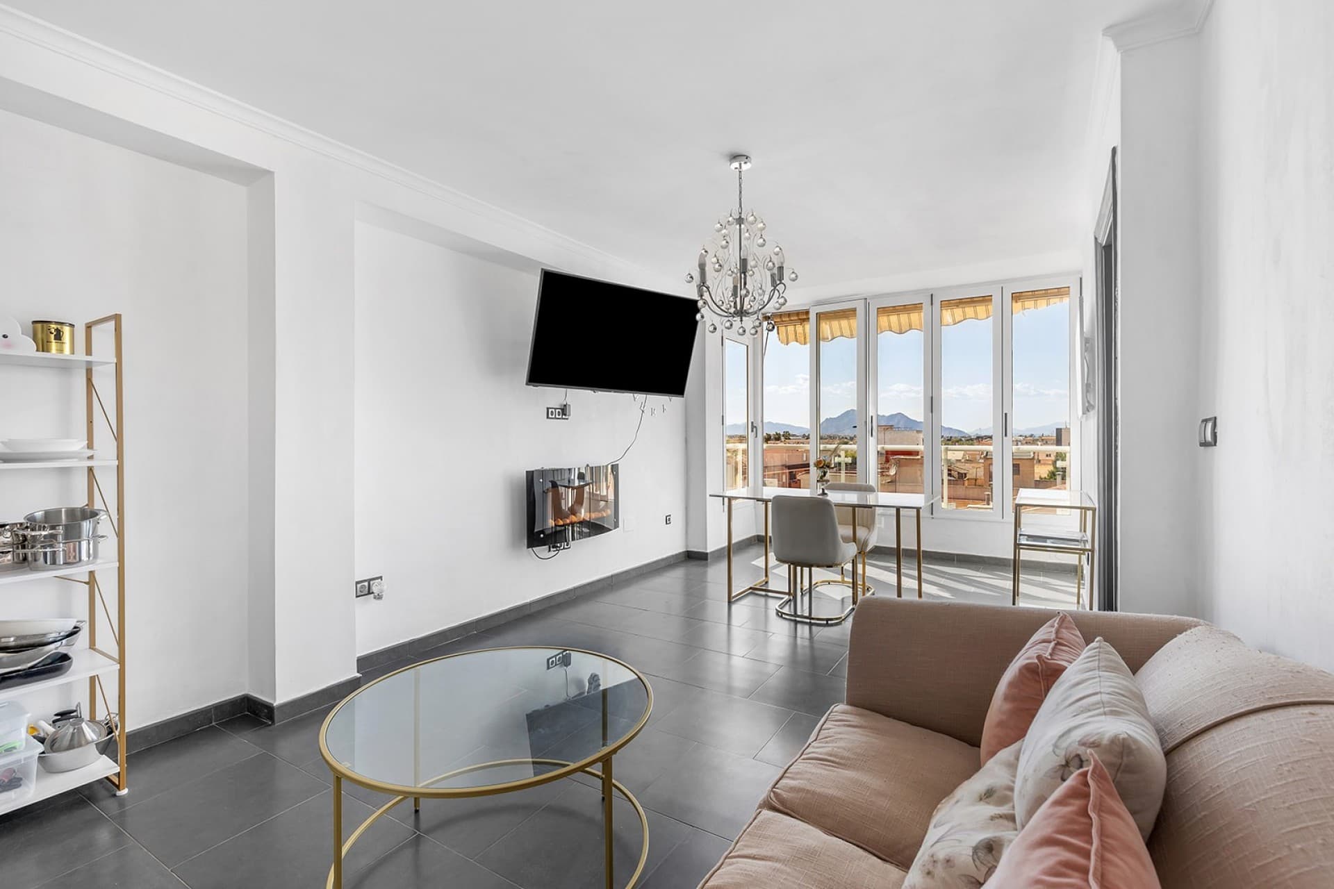 This elegantly renovated apartment, where modern luxury and comfort come together perfectly, is located in the charming village centre of Daya Nueva. An ideal home for those looking for a ready-to-move-in place with character and style.

The apartment has two spacious bedrooms and two modern bathrooms, both equipped with a walk-in shower and stylish finishing. The bright living room connects nicely to the open kitchen, designed with an eye for detail and practical ease of use.

 

An additional asset is the communal roof terrace, where you can relax and enjoy the view of the village.

 

The advantages of this apartment:

  

 Fully and   tastefully renovated

 2 bedrooms and 2 bathrooms with modern walk-in   showers

 Stylish   finish and contemporary look

 Bright living space with open kitchen

 Shared roof terrace to enjoy the sun

 Central location in the village, close to shops,   cafes and restaurants

 Only a 20-minute drive to the coast and beaches

 

A unique opportunity for those seeking comfort and style in an authentic Spanish setting.

 

Feel free to contact us for more information or a viewing.

 

