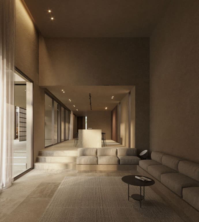 Experience the Elegance of Casa EME in La NucíaDiscover Casa EME, a stunning modern villa nestled between the breathtaking Serra de Bernia and Puigcampana, just 50 km from Alicante. This architectural masterpiece offers a perfect blend of cultural richness, exceptional microclimates, and captivating landscapes, ideally situated near Altea and Benidorm.Architectural BrillianceCasa EME showcases contemporary design and meticulous attention to detail, making it a visual gem.Serene GardenThe geometric garden harmonizes beautifully with the villa's design, creating a sense of continuity and tranquility.Unique Pool DesignThe irregularly shaped pool seamlessly connects multiple levels, enhancing the villa’s aesthetic appeal.Privacy with Panoramic ViewsThoughtful landscaping ensures privacy while preserving breathtaking sea views.Elegant InteriorsDark oak and travertine finishes throughout the villa reflect a sophisticated and harmonious design.Open Living SpacesThe main level features a seamless flow between the kitchen, dining, and living areas, perfect for entertaining.Luxurious En Suite BedroomsOn the first floor, two elegant en suite bedrooms boast direct sea views.Versatile BasementThe light-filled basement offers endless possibilities for another bedroom, cinema, workshop, or additional storage.Elevate Your LifestyleEmbrace modern living in the heart of La Nucía at Casa EME, where contemporary design meets stunning natural beauty. Don’t miss your chance to own this extraordinary villa—your dream home awaits!