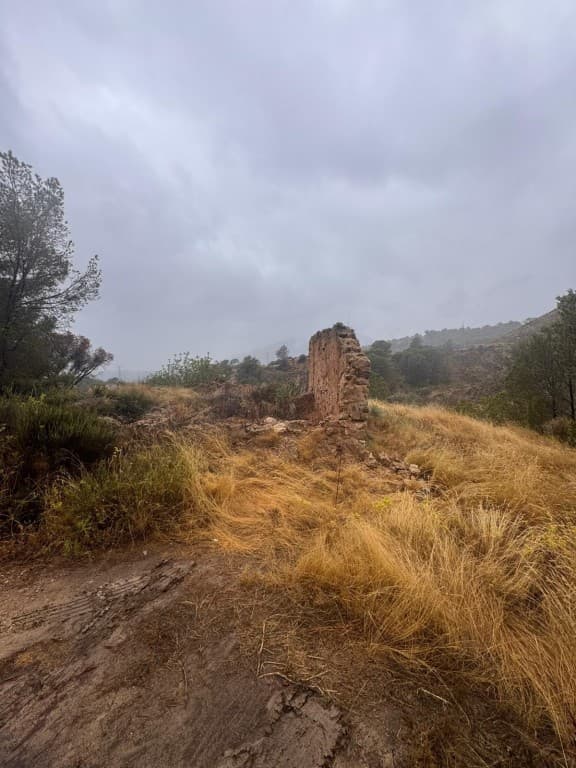 Rustic Plot with Ruin to Rebuild 2km from Finestrat. Unique opportunity to acquire a 2,642 m² rustic plot located just 2 km from the charming village of Finestrat, set behind Sierra Cortina in a peaceful natural environment with stunning mountain views and sun all day long.The property includes a registered ruin of over 50 years old, originally approx. 90 m², offering the possibility to rehabilitate and restore the existing structure as an agricultural house, storage building, or similar, thanks to its documentation.Although the land is not urbanized, electricity connection is close to the plot, making installation straightforward. Water is not currently available, so a well or cistern would need to be built.A perfect setting for those seeking tranquility, nature, and an authentic rural lifestyle—while still being close to town.