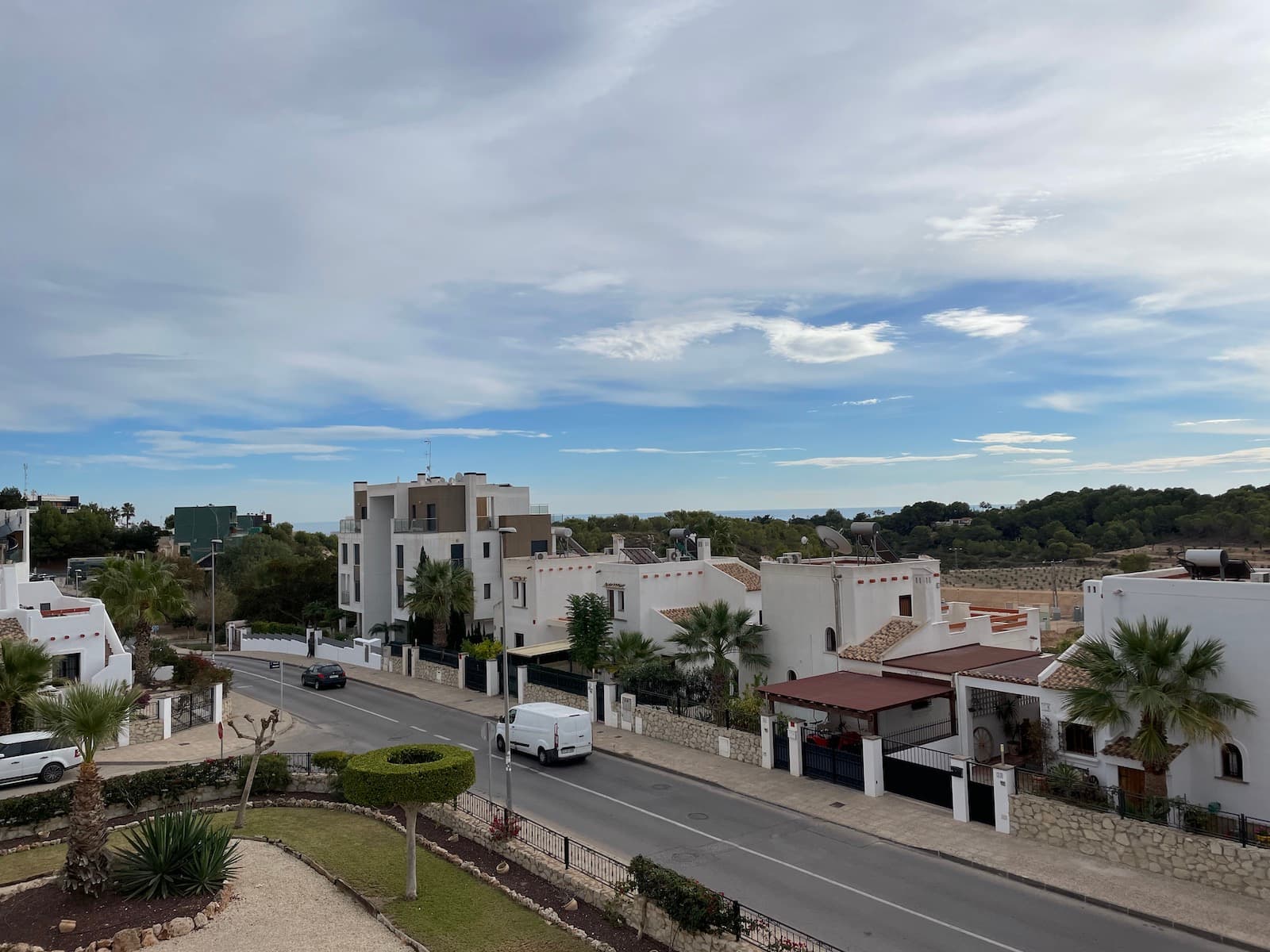 Fantastic and Spacious First Floor Apartment in Villamartin with Shared Pool We are proud to present this fantastic and spacious first-floor apartment for sale, located in Villamartin within walking distance to the golf course, La Fuente center, and communal pool. The apartment comprises 2 bedrooms with built-in wardrobes, 2 bathrooms, a large living/dining area, well-equipped kitchen, and a covered south-facing balcony. Access to the apartment is provided by an elevator to the first floor. The master bedroom features an en- suite bathroom and direct access to the large covered balcony. From the balcony, you can catch glimpses of the Mediterranean Sea and the lush green natural areas. There is also access to the living room from the balcony. The apartment boasts ample natural light, especially aided by the large glass doors leading out to the balcony, and it is very well-maintained. The apartment complex offers a large communal swimming pool with plenty of space for sunbathing. Situated within Orihuela Costa, the complex is adjacent to the 18- hole golf course "Real Club de Golf de Campoamor." The La Fuente center, with numerous restaurants, supermarkets, bakery, bank, and pub, is right next to the urbanization. The apartment is located in an attractive area with plenty of options for sports enthusiasts. Along Campoamor, there is a small canal where you can cycle for long stretches and enjoy the Spanish countryside.
