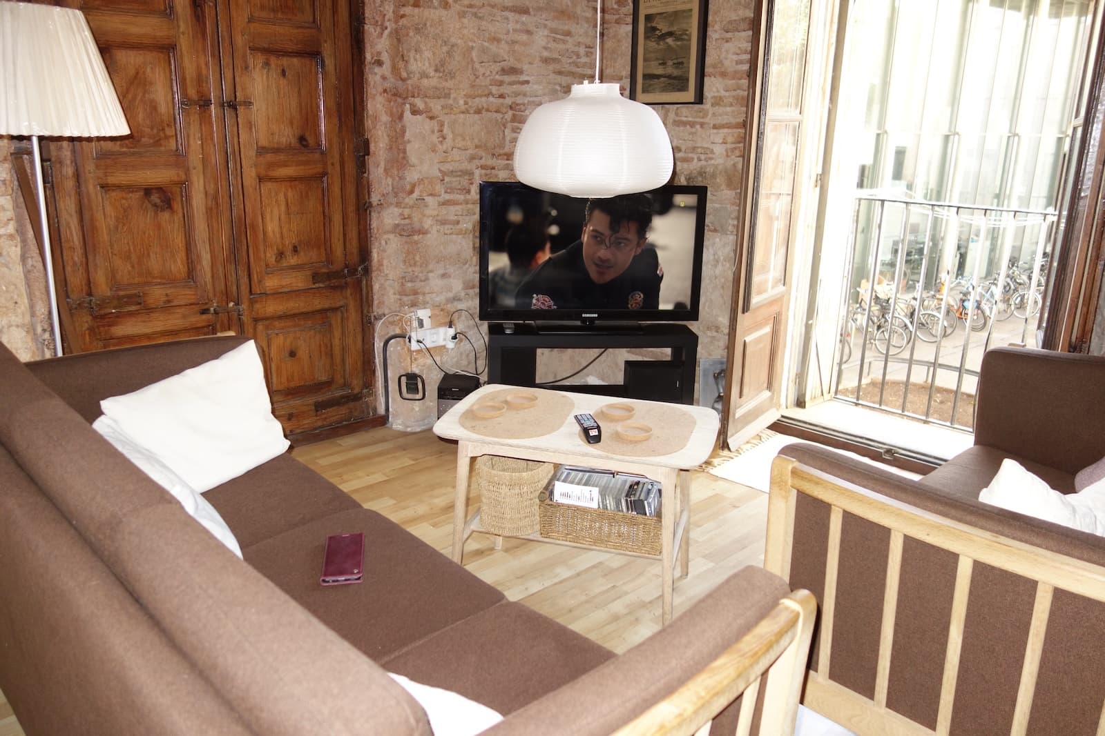 Apartment for sale in a fantastic location in the city center of Barcelona.The apartment has 73 square meters, 1st floor and located in downtown Barcelona next to Placa de Jaume Sabartes in a quiet area close to everything.The property is furnished with two large bedrooms, two bathrooms, a modern open kitchen with living-dining room, three French balconies and a large sunny community roof terrace with views of the entire city.El Born is an excellent neighborhood and one of the oldest areas of Barcelona with local shops, restaurants and bars around.If you want to live in a good and quiet area and at the same time, be in the middle of the city with walking distance to most things such as shopping, transport, bars and restaurants – the apartment is worth visiting.Distance:150 meters for shopping300 meters to the metro450 meters to the train station900 meters to La Rambla1.5 km to the water.