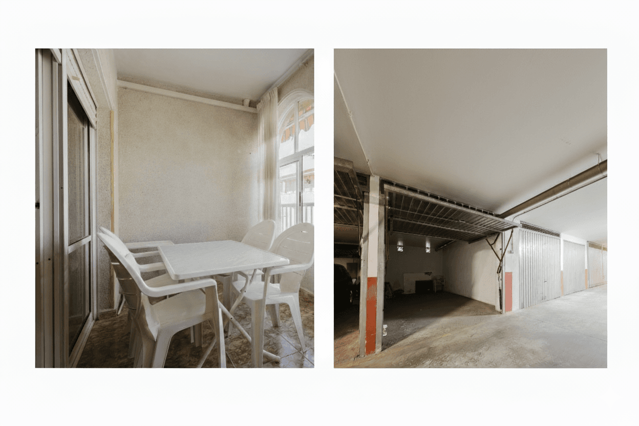 YOUR PENTHOUSE IN TORREVIEJA LIVE WHERE OTHERS VACATION Price €149.500 a rare opportunity you cant miss.Imagine waking up every morning to the gentle sea breeze of the Mediterranean. This stunning penthouse apartment in Torrevieja, ready to move into, invites you to live the lifestyle youve always dreamed of sun, sea, and pure quality of life all year round.Located in a privileged area, just 150 meters from Los Náufragos Beach (Blue Flag) and 300 meters from Acequión Beach, this home combines the charm of coastal relaxation with all urban conveniences. Within walking distance, youll find supermarkets, restaurants, bars, pharmacies, shopping centers, and an easy connection to the Alicante Airport (only 40 minutes away). Main features Area 80 m² + 10 m² terrace West orientation, perfect for breathtaking sunsets 2 spacious bedrooms 1 modern bathroom Fully equipped American-style kitchen Garage included Ready to move inYour private terrace becomes your favorite retreat ideal for outdoor dining, relaxing afternoons, or enjoying a glass of wine while watching the sunset over the city. Life in Torrevieja sunshine and wellbeing all year longTorrevieja is famous for its Mediterranean climate, with more than 320 days of sunshine per year, perfect for those seeking health and vitality. Its natural surroundings the Lagunas of La Mata and Torrevieja offer hiking trails, bird watching, and unique natural spectacles like the Pink Lake.Just 10 minutes away, youll find La Zenia Boulevard, one of the largest shopping centers on the Costa Blanca, and less than an hour away lies the vibrant city of Alicante. Whether youre looking for a smart investment or a place to enjoy Mediterranean living at its best, this penthouse has it all location, comfort, and charm.IBI 200 €COMMUNITY €92 PER QUARTER Come visit and fall in love with your new home in Torrevieja!