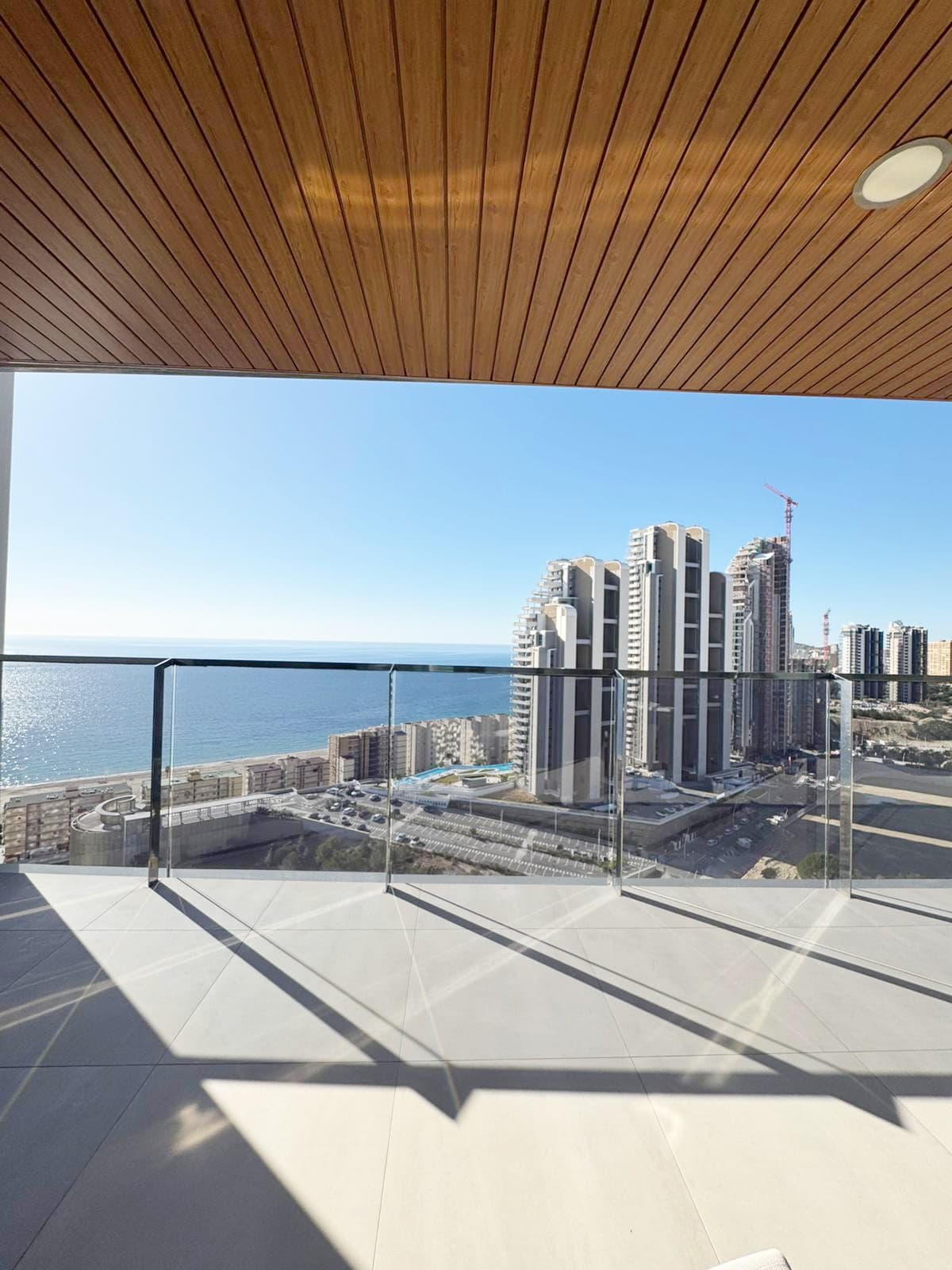 A Refuge in BenidormLocated in the vibrant Poniente area of Benidorm, this charming 120 m² apartment offers an ideal space to enjoy seaside living. With well-maintained construction and a focus on comfort, this property is perfect for both permanent residences and vacation getaways.Layout and AmenitiesThe apartment features three spacious rooms designed for rest and privacy. Two elegant bathrooms complement this space, providing functionality and style. The modern and cozy open-plan kitchen seamlessly integrates with the living room, creating an ideal social environment for gatherings.Additionally, air conditioning and heating ensure comfort in any season, while the south-facing orientation allows for abundant natural light throughout the day.Spacious Common AreasA major attraction of this property is its access to the communal pool and a beautiful garden. These outdoor spaces are perfect for relaxing, enjoying a good book, or sharing moments with friends and family. With concierge service and excellent transportation links, this building offers high-level management to ensure a comfortable and worry-free lifestyle.Features and SecurityThe apartment is equipped with a garage, an open terrace, and a storage room, providing a highly valued storage solution in urban spaces. The property also stands out for its alarm system, double-glazed windows, and a security door, ensuring a safe and protected environment.The Perfect LocationSituated in the coveted Poniente area, the apartment not only offers spectacular views and a peaceful atmosphere but is also close to a variety of local amenities, from shops and restaurants to beautiful beaches. The easy access to public transportation makes this location an excellent choice for those who value connectivity without sacrificing tranquility.Don't miss the opportunity to become the owner of this exceptional apartment in Benidorm, where comfort, style, and location come together to create the perfect home. Enjoy the coastal life you have always dreamed of, surrounded by the best that this magnificent city has to offer.