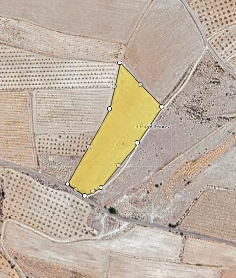 This spacious 13.836 m² plot offers breathtaking views and is located just 10 minutes from the town of Pinoso. The land features beautiful almond trees and provides a peaceful setting surrounded by natural beauty. With a building allowance of 2%, you can develop up to two levels, making it perfect for building your dream home or an investment property. The location offers easy access to local amenities while allowing you to enjoy privacy and the charm of country living.If you liked this property, do not hesitate to contact us to organize a visit, we will be happy to help you!