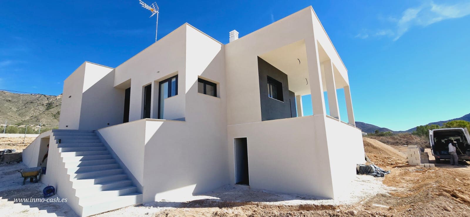 Modern New Build Villa with Mountain Views – Macisvenda AreaThis newly built villa offers 250 m² of interior space, thoughtfully laid out with 3 spacious bedrooms and 2 bathrooms. The home is designed for comfort and easy living, with bright, open spaces and modern finishes throughout. It sits on a generous 6,000 m² plot, giving you plenty of room to create a garden, install a pool, or simply enjoy the natural surroundings.With scenic mountain views all around, this property is ideal for those seeking peace and privacy without giving up convenience. The house is ready to move into and provides an excellent opportunity for full-time living, a second home, or a rental investment.About the Area:Located near Macisvenda, this villa is set in a quiet rural environment surrounded by nature. Macisvenda is known for its relaxed lifestyle, charming village atmosphere, and access to hiking and cycling routes. Basic services are available locally, and the towns of Fortuna and Hondon are just a short drive away. Alicante Airport and the coast are reachable in about 45 minutes, making this a practical choice for both holiday and year-round living.We have a large portfolio of properties in the Costa Blanca and Costa Calida areas, specialising in country properties, villas, fincas, building plots and design and build options in the Alicante and Murcia regions with a particular emphasis on Elda, Monovar, Pinoso, Sax, Villena, Aspe, Fortuna, Albacete and many more surrounding areas. We have been established since 2004 and have decades of experience between the team which we bring to bear to help you find and secure your new dream home. We help you every step of the way to make sure your purchase in Spain is safe and hassle free. We are not here to sell you a property, we are here to help you realise your dream and find what is right for you. With us you are in the safest hands. Contact us now to have a no obligation chat about how you too can realise your dreams.