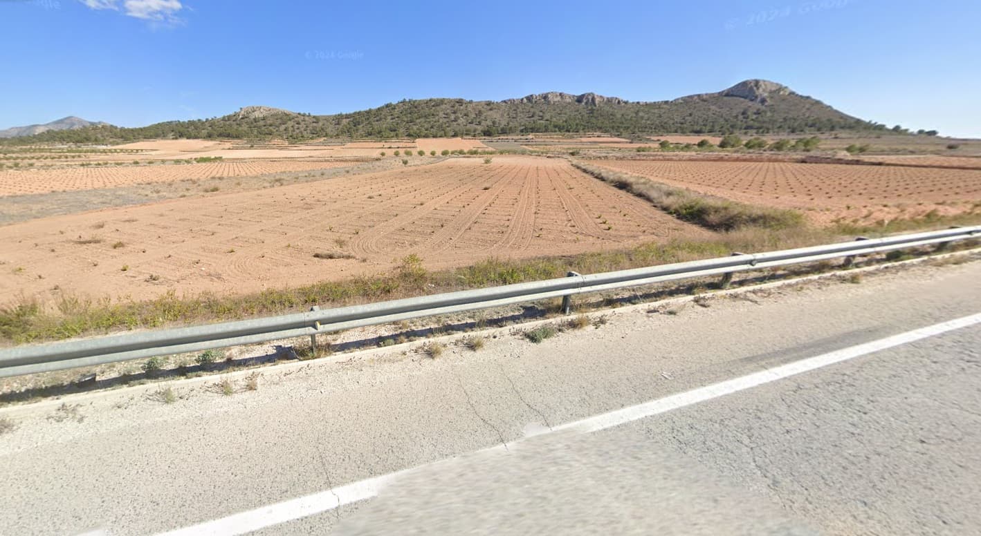Farm land with vineyard of app. 16 500 m2, located by a main road near Les Cases dels Frares in Albanilla municipality, 5 minutes from Pinoso. Vineyard is in production. Property consists of two parcels on both sides of the road, easily accessible with a dirt road. The location makes the parcel visible for all passers-by. Former vineyard, currently fallow. Parcel could serve for agricultural purposes or for a rural house construction. About the area: Murcia region in southeastern Spain is a major producer of fruits, vegetables, and nuts. Many extraordinary red wines are from here, as Murcia's dry, warm, Mediterranean climate, sunny weather year-round and fertile soil are ideal for vine cultivation. The region is one of Europe's leading producers of wine, contributing significantly to both local and international markets.About us: We have a large portfolio of properties in the Costa Blanca and Costa Calida areas, specialising in country properties, villas, fincas, building plots and design and build options in the Alicante and Murcia regions with a particular emphasis on Elda, Monovar, Pinoso, Sax, Villena, Aspe, Fortuna, Albacete and many more surrounding areas. We have been established since 2004 and have decades of experience between the team which we bring to bear to help you find and secure your new dream home. We help you every step of the way to make sure your purchase in Spain is safe and hassle free. We are not here to sell you a property, we are here to help you realise your dream and find what is right for you. With us you are in the safest hands. Contact us now to have a no obligation chat about how you too can realise your dreams.