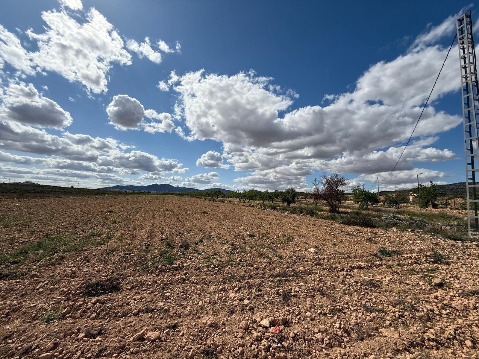 This 10,014 m² plot is located in the area of Lel, near Pinoso, Alicante. The land allows for construction of up to 2% of the total plot size, giving you the freedom to plan a home or project that suits your needs. It has access to potable water at the edge of the property, and there is the possibility of obtaining an electricity connection, making future development more convenient.About the Area Lel and the nearby town of Pinoso are known for their peaceful surroundings, open countryside, and friendly local community. The area offers essential services such as shops, restaurants, medical facilities, and schools, all within a short drive. With its rural charm and easy access to larger towns in Alicante province, this location provides a balanced lifestyle for those seeking space, privacy, and a quiet environment without being isolated.If you liked this property, do not hesitate to contact us to organize a visit, we will be happy to help you!We have a large portfolio of properties in the Costa Blanca and Costa Calida areas, specialising in country properties, villas, fincas, building plots and design and build options in the Alicante and Murcia regions with a particular emphasis on Elda, Monovar, Pinoso, Sax, Villena, Aspe, Fortuna, Albacete and many more surrounding areas. We have been established since 2004 and have decades of experience between the team which we bring to bear to help you find and secure your new dream home. We help you every step of the way to make sure your purchase in Spain is safe and hassle free. We are not here to sell you a property, we are here to help you realise your dream and find what is right for you. With us you are in the safest hands. Contact us now to have a no obligation chat about how you too can realise your dreams.