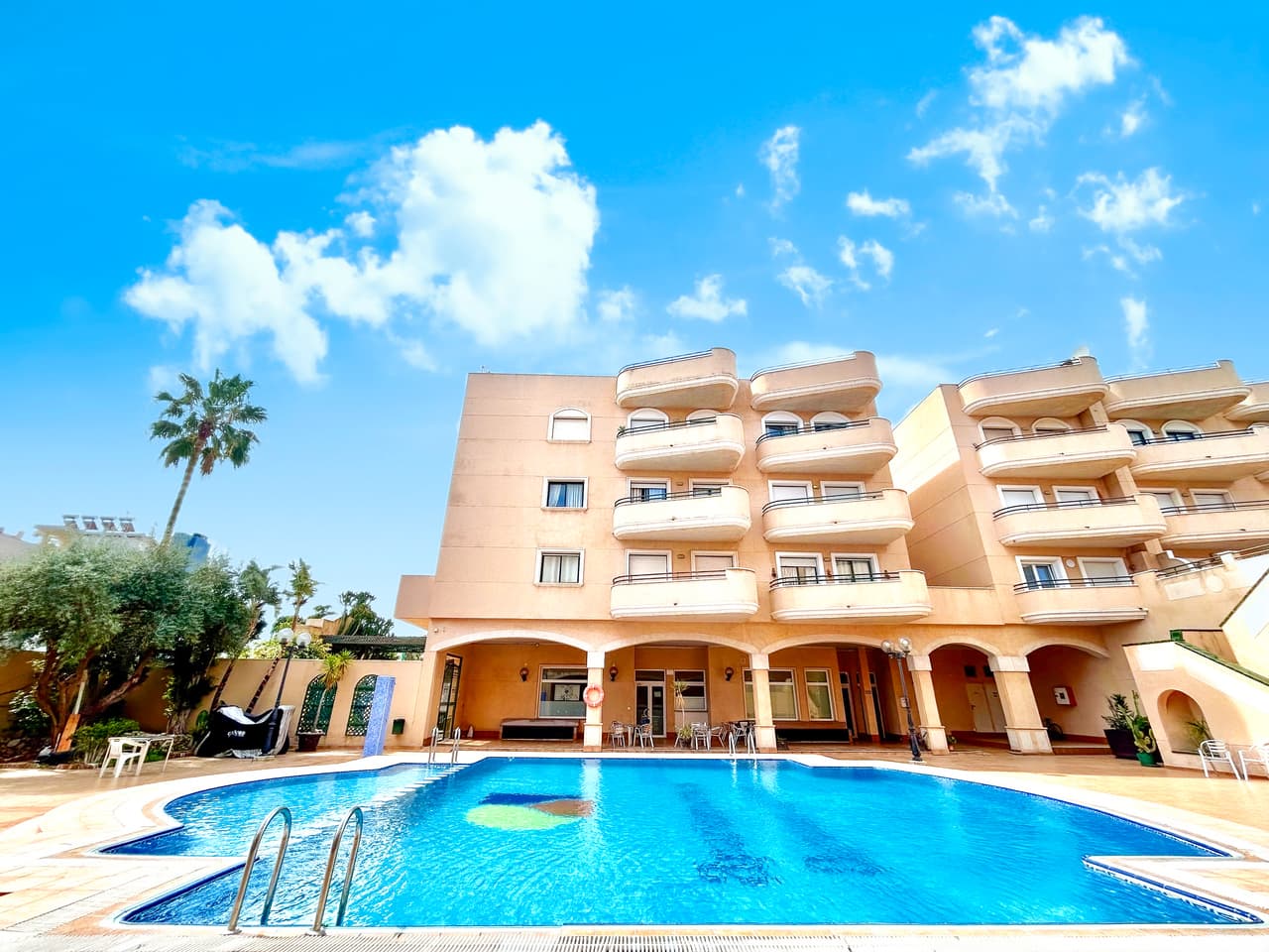 Perched on the top floor in the sought-after Aguamarina area of Cabo Roig, this beautifully presented 2-bedroom, 1-bathroom apartment offers the perfect blend of comfort, location, and lifestyle.Set within a well-maintained building right on the vibrant Cabo Roig strip, you’ll have restaurants, cafés, and amenities just moments from your doorstep, while still enjoying a მშვიდ and private living space above it all. The apartment is bright and airy, benefiting from its top-floor position, and has been carefully maintained, making it ready to move into or enjoy as a holiday retreat.Residents have access to a lovely communal pool and relaxing lounge area—ideal for soaking up the Mediterranean sun or unwinding with family and friends. Best of all, the stunning Cabo Roig beach is less than a 5-minute walk away, offering golden sands and crystal-clear waters whenever you desire.The property also includes a private parking space in the garage, adding convenience and security in this prime coastal location.Whether you’re looking for a permanent home, holiday getaway, or investment opportunity, this apartment delivers exceptional value in one of the Costa Blanca’s most desirable areas.