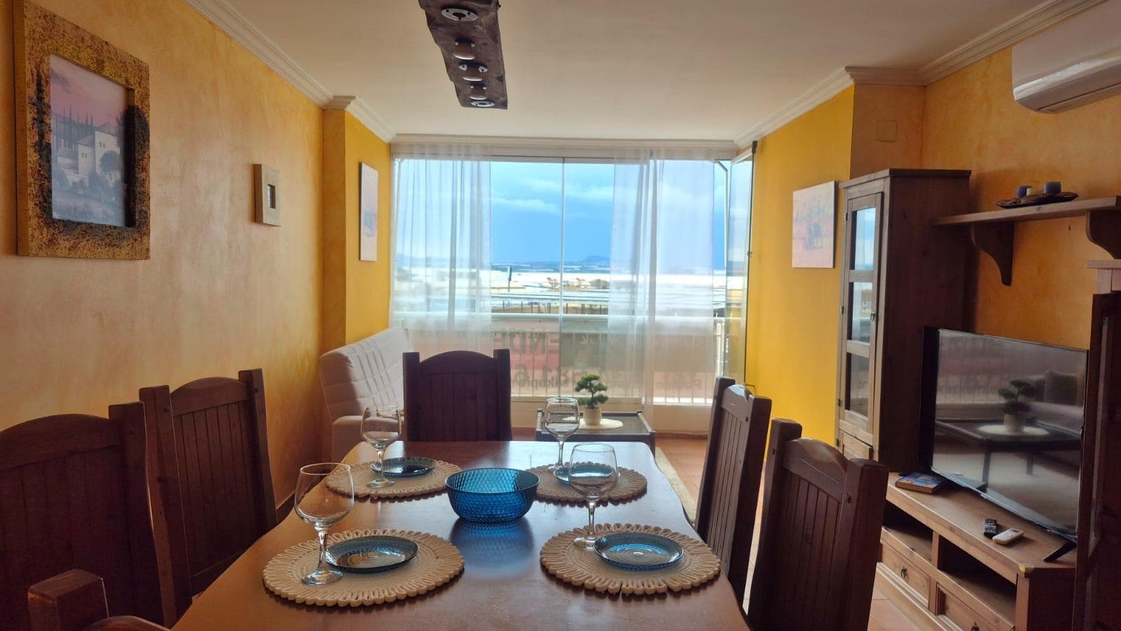 Apartment Renovated in 2025, 250 Meters from La Acequión Beach – With Communal Pool and Excellent Location We present this fantastic opportunity to acquire a completely renovated apartment in one of the most sought-after areas of Torrevieja. Located in La Acequión, just 250 meters from the beach, this property stands out for its excellent location, its recent comprehensive renovation in 2025, and the convenience of having all necessary amenities within easy walking distance. Located on the fourth floor, the apartment enjoys a pleasant sense of spaciousness and privacy, as well as excellent natural ventilation. Its northwest orientation helps maintain a balanced temperature for most of the year, offering a comfortable environment in both summer and winter. The property has been carefully renovated to meet current needs, featuring a modern, functional style and is ready to move into. One of the highlights of the renovation has been the enclosure of the original terrace, an improvement that has significantly expanded the living area, creating a much larger, brighter, and more versatile space to enjoy with family and friends. The living room thus becomes the true heart of the home, offering a comfortable and welcoming space that makes the most of the available area. Thanks to this redesign, the home gains in functionality and comfort, providing a greater sense of spaciousness throughout. The layout is completed with two bedrooms, ideal for both permanent residence and enjoying holidays by the sea. Both spaces offer comfort, tranquility, and excellent adaptability to the needs of each owner. The home has a fully renovated bathroom, featuring modern finishes and a practical design intended for everyday use. Another major attraction of this property is its separate kitchen, an increasingly sought-after feature for those who value having a separate cooking area, with greater organization and functionality in their daily lives. The complex features a communal swimming pool, an added bonus that allows you to enjoy the magnificent Mediterranean climate without leaving home. It's the perfect place to cool off during the warmer months, relax, or spend time with family and friends. Its location is simply exceptional. Just 250 meters from La Acequión Beach and surrounded by supermarkets, pharmacies, restaurants, cafes, public transport, medical centers, and all kinds of shops, this property allows you to enjoy a comfortable and convenient lifestyle year-round. Due to its features, recent renovation, proximity to the sea, and the availability of a communal swimming pool, this property represents an excellent opportunity for both those seeking a permanent residence and those looking to make an investment in a high-demand holiday or long-term rental market. A modern, functional home, ready to move in, located just steps from the beach in one of Torrevieja's most desirable areas, offering the best services and quality of life.