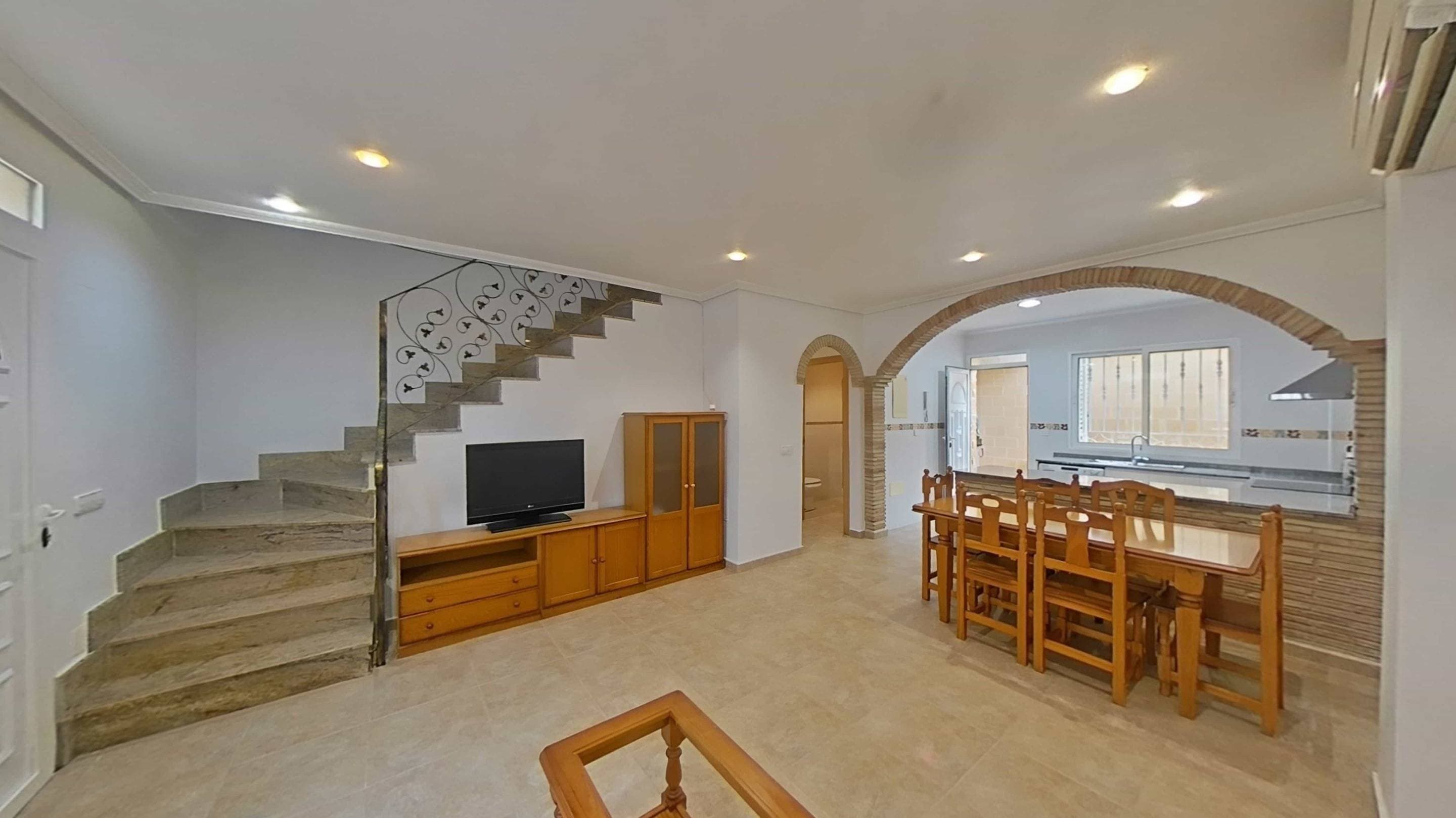 Discover this stunning duplex located in the heart of Santiago de la Ribera, just 200 meters from the sea. With a constructed area of ​​200 m² and a usable area of ​​135 m², this property has been completely renovated to offer you maximum comfort and elegance. It features two spacious double bedrooms and two additional bedrooms, ideal for guests or as versatile spaces depending on your needs. It also boasts two modern bathrooms equipped with all the necessary amenities. The location is unbeatable: enjoy the relaxed coastal lifestyle without sacrificing quick access to local services, restaurants, and nearby shops. This duplex not only represents an excellent real estate opportunity due to its competitive price of €239.900 € but also a place to create unforgettable memories by the Mediterranean Sea.