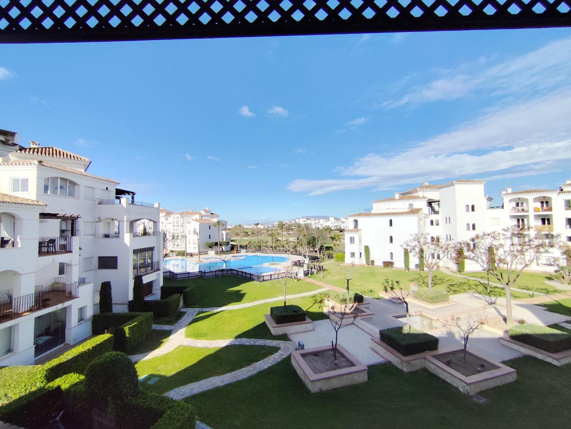 Finding an apartment on a golf resort in Spain for under €150,000 is becoming increasingly rare. Especially one with open views over the pool and golf course in a resort with excellent facilities and 24-hour security. This apartment offers: • 2 bedrooms • 1 bathroom • Bright open-plan living area • Open Plan kitchen • Terrace with beautiful pool & golf views - 2 further small balconies - Underground Parking space  Located within the popular La Torre Golf Resort, residents enjoy access to: • Golf course • Restaurants & bars • Supermarket • Green areas & walking routes • 24h gated security • Vibrant international community Excellent Location • Approx. 15–20 minutes to the beaches of the Mar Menor • Approx. 25 minutes to Mediterranean beaches • Approx. 20 minutes to Murcia International Airport • Approx. 1 hour to Alicante Airport • Close to Murcia city, Cartagena and several golf courses Whether you are looking for: • a holiday home in Spain • an investment property • or a lock-up-and-leave apartment in the sun this property offers excellent value in one of the most established golf resorts in the region. Properties in this price range on La Torre Golf Resort usually attract attention quickly.