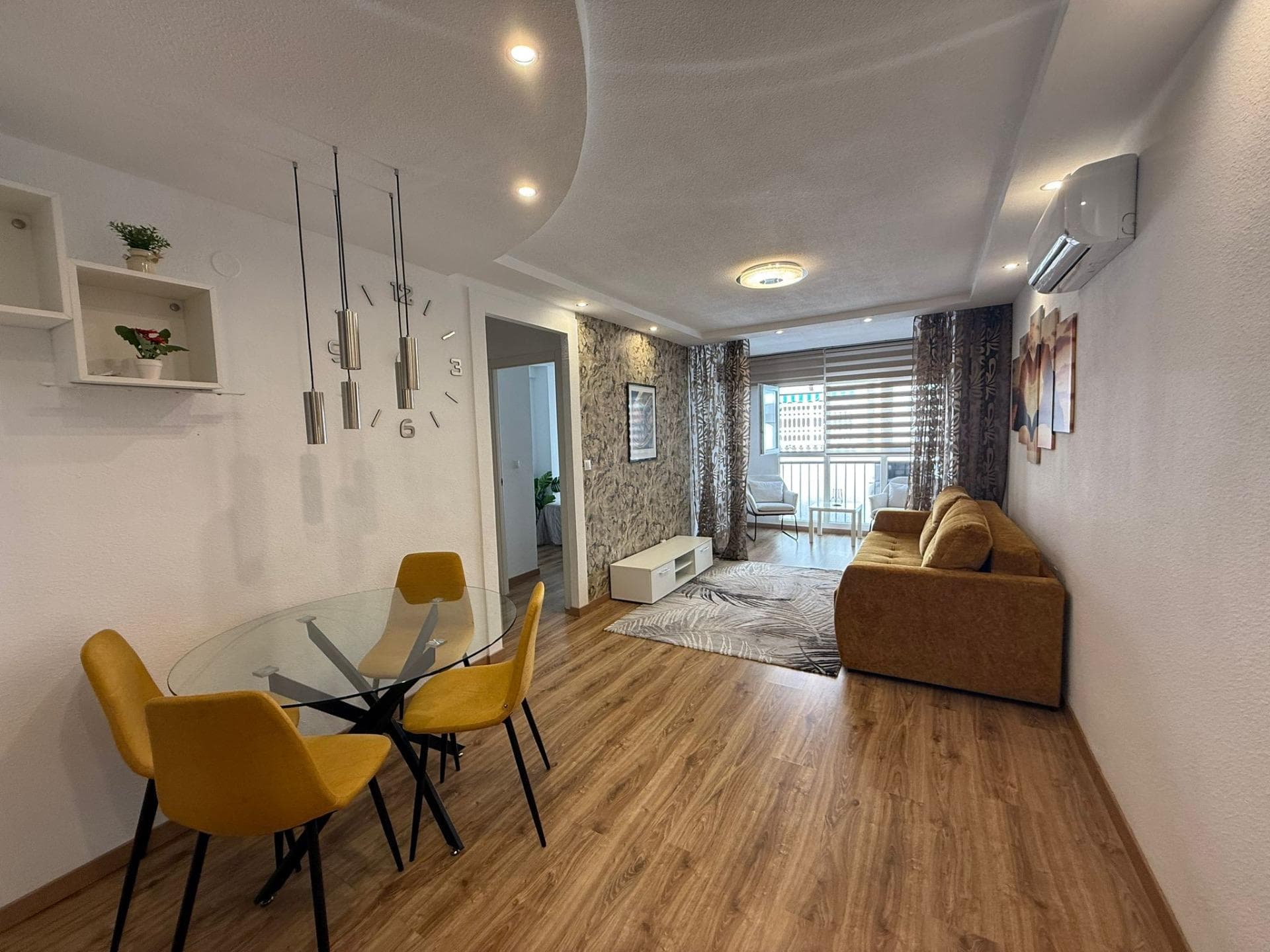 Discover this charming renovated apartment located in the heart of Torrevieja, just 200 meters from the sea. With a built area of 57 m² and facing northwest, this property offers a bright and cozy environment ideal for year-round enjoyment or as a vacation investment. The property features two double bedrooms that provide comfort and ample space for family or guests. Additionally, it includes a modern full bathroom that complements daily needs. One of the major attractions is its communal pool where you can relax during warm summer days without leaving the residential complex. Being an exterior apartment, it provides pleasant views and constant natural light. The privileged location allows easy access to all necessary services: supermarkets, restaurants, and public transport are just a few steps away; which makes this place even more attractive for both living and investing for €179900.
