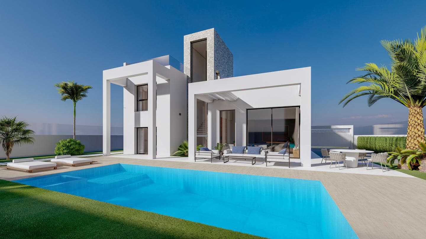 VILLAS WITH SEA VIEWS IN FINESTRAT !!! Luxury villas in Finestrat with spectacular sea views. One step away from Benidorm, and its beaches, leisure, shops and its wide cultural and gastronomic offer. High quality finishes. Common areas, pool, rest area and all the amenities you may need. Due to the warm temperatures of the area you can enjoy an excellent quality of life, choosing a social life in the urbanization at the same time as enjoying privacy in your home when you decide. If what you are looking for is tranquility in a privileged environment, with the exclusive services of a luxury residential, you have found your ideal home.