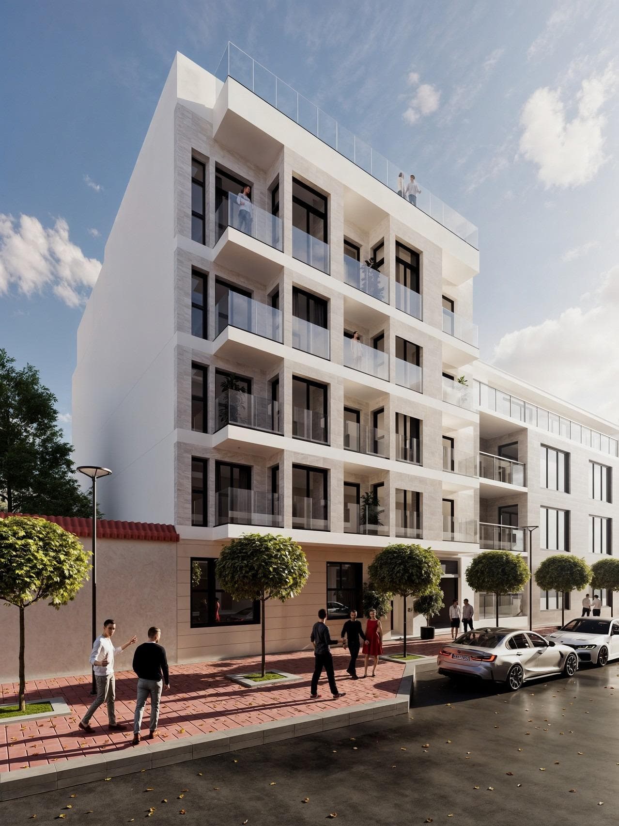 New Build Apartments with Rooftop Pool Just 600 m from the Beach in Guardamar del SeguraLive Just Steps Away from the Mediterranean SeaThis modern, newly built development is located in the heart of Guardamar del Segura, a charming coastal town in the province of Alicante, known for its long golden sandy beaches, natural parks and Mediterranean lifestyle. With only 23 apartments, this exclusive residential complex offers tranquillity, contemporary design and all the amenities you need to live or invest by the sea.Functional Design and Modern AmenitiesThe apartments consist of 1 bedroom, a full bathroom, an equipped kitchen and a spacious and bright living room. They are designed to offer a comfortable and practical space, ideal both as a permanent residence and for holiday getaways.Each unit includes:Equipped kitchen with oven/microwave, induction hob, extractor fan, washing machine and fridgeFully equipped bathroom with mirrored washbasin and shower tray with screenFurnished bedroom with bed, bedside tables and built-in wardrobeDucted air conditioning system with heat pump and centralised controlAerothermal system for domestic hot waterIn addition, there are 6 underground parking spaces available at an additional cost for added convenience.Communal areas with views and relaxationOne of the great attractions of the building is its communal rooftop swimming pool with chill-out area, perfect for enjoying the sun, relaxing or sharing with friends while admiring the urban and maritime landscape.Unbeatable location in the centre of GuardamarThis complex is located just 600 metres from Playa de la Babilonia, one of the most emblematic beaches in the area. It is also very close to the Reina Sofía and Alfonso XIII parks, ideal for outdoor walks.Services and points of interest nearby:Restaurants, shops, supermarkets and leisure facilities less than 200 metres awayGuardamar marina 2.5 km awayLa Marquesa golf course in Ciudad Quesada 9 km awayHabaneras shopping centre (Torrevieja) 14 km awayAlicante-Elche airport 32 km awayA smart investment or your new home on the Costa BlancaThese apartments are an excellent option for those who want to live by the sea and for those looking to invest in a high-demand property in the Mediterranean.Contact us today and discover your new apartment in Guardamar del Segura. Your life by the sea starts here.
