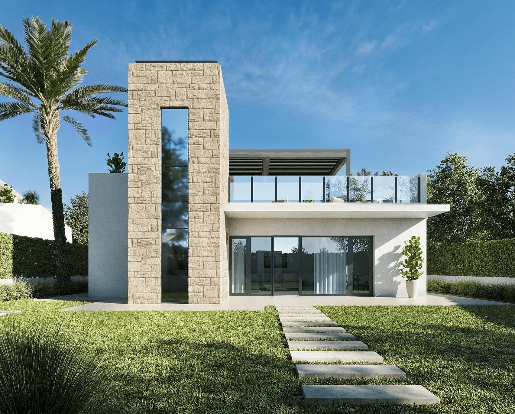 New Build Mediterranean Villas on Large Plots in Lorca, Costa CálidaExclusive Detached Villas with Private Pool and Spacious GardensDiscover an exciting new residential development of contemporary Mediterranean villas located in a peaceful and secure area of Lorca, Murcia. Set on generous private plots of more than 500 m², these elegant detached homes combine modern architecture, comfort, and functionality, creating the perfect environment for year round living, holidays, or investment on the Costa Cálida.Surrounded by natural landscapes and enjoying more than 300 days of sunshine per year, this exclusive gated community offers privacy, security, and an exceptional Mediterranean lifestyle just a short drive from the coast.Modern Single Level Villas Designed for ComfortThese beautifully designed villas feature bright open plan interiors that seamlessly connect indoor and outdoor living spaces. Large windows allow natural light to flood every room while creating a strong connection with the private garden and pool area.This villa model offers 3 spacious bedrooms and 3 bathrooms, including 2 ensuite bathrooms, all conveniently distributed on one level. The modern open concept kitchen flows into the living and dining area, creating a spacious and welcoming atmosphere ideal for family life and entertaining.Outside, residents can enjoy a private swimming pool, landscaped garden, parking within the plot, and a rooftop solarium complete with pergola and pre installation for an outdoor summer kitchen.High Quality Specifications and Energy EfficiencyEvery villa is delivered with premium finishes and modern features designed for comfort and efficiency. Included as standard are:Fully furnished and equipped kitchen with appliancesDucted air conditioning system fully installedElectric blindsComplete bathrooms with furniture and fittingsInterior and exterior LED lighting packagePrivate swimming poolParking space within the plotSecure Gated Community with Excellent FacilitiesThis attractive residential development offers 24 hour security and controlled access, providing peace of mind for residents. Community features include:Two large landscaped parksSports and recreational areasChildren's playgroundsTree lined streetsA 3.5 km cycling and walking pathCommercial area with supermarket, restaurant, petrol station, and essential servicesPrime Location Near Lorca and ÁguilasLocated between the historic city of Lorca and the beautiful beaches of Águilas, this development enjoys an excellent location combining countryside tranquility with easy access to the coast and major transport routes.Lorca is one of Murcia's most historic cities, famous for its impressive castle, charming old town, shopping facilities, restaurants, and cultural attractions. Meanwhile, Águilas offers more than 35 beaches, crystal clear waters, and a vibrant marina.Distances to Key Points of InterestLorca city centre: 10 kmÁguilas beaches: 20 kmÁguilas Marina: 22 kmLorca Golf Resort: 15 kmMurcia Corvera Airport: 70 kmAlicante International Airport: 130 kmShopping centres and restaurants: 6 kmSecure Your Mediterranean Dream HomeWith only a limited number of villas available in the first phase of this exciting new community, this is an excellent opportunity to purchase a stylish new build property in one of the most promising areas of the Costa Cálida.Contact us today for more information or to arrange your private viewing of these beautiful Mediterranean villas in Lorca.