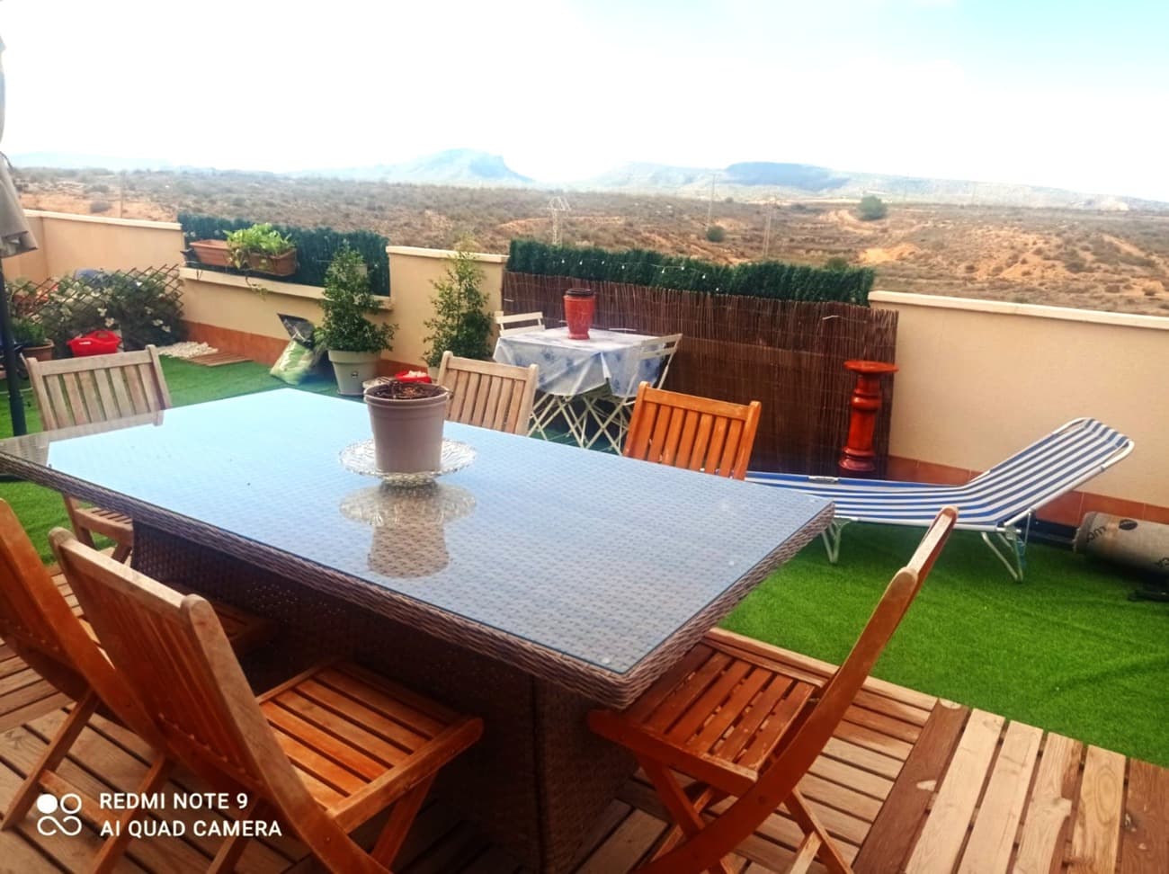 Spacious Penthouse Apartment with Expansive Terrace in SucinaThis bright and spacious penthouse apartment offers generous indoor and outdoor living, ideally located in a quiet residential area of the traditional Spanish village of Sucina.Situated on the fourth floor and accessible by lift, the apartment opens into a welcoming entrance hallway that leads into a large open-plan living and dining area. The living room is filled with natural light and features air conditioning, with ample space for both comfortable lounging and formal dining. Patio doors open directly onto an extensive private terrace with lovely views across the Spanish countryside.The terrace provides exceptional outdoor space, perfect for relaxing, dining, entertaining, or sunbathing — an ideal extension of the living area.The kitchen is semi open-plan, accessed from both the hallway and the living area. It features granite worktops, a fully fitted kitchen, and includes an oven, hob, and extractor fan in the sale.From the living area, a hallway leads to the sleeping accommodation. To the right is the first double bedroom, a bright and well-proportioned room with views towards the terrace and space for a double bed and wardrobe. Opposite is the family bathroom, complete with WC, wash basin, and shower.At the end of the corridor is the spacious master bedroom, a generous double room with fitted wardrobes, air conditioning, and patio doors leading directly onto the terrace, allowing for abundant natural light. The en-suite bathroom includes a vanity unit, bath with shower, WC, and a window.The apartment forms part of the La Barita building, which offers wide communal hallways, a swimming pool with surrounding terrace, and ample off-street parking.Located in the heart of Sucina village, all amenities are within easy walking distance, including shops, supermarkets, restaurants, and bars. The village is particularly lively during the summer months, with traditional Spanish fiestas and live music held in the village square throughout July and August.Ideally positioned just 20 minutes from the coast, 20 minutes from the airport, and approximately 25 minutes from the city of Murcia, this property offers convenient living in an authentic Spanish setting.